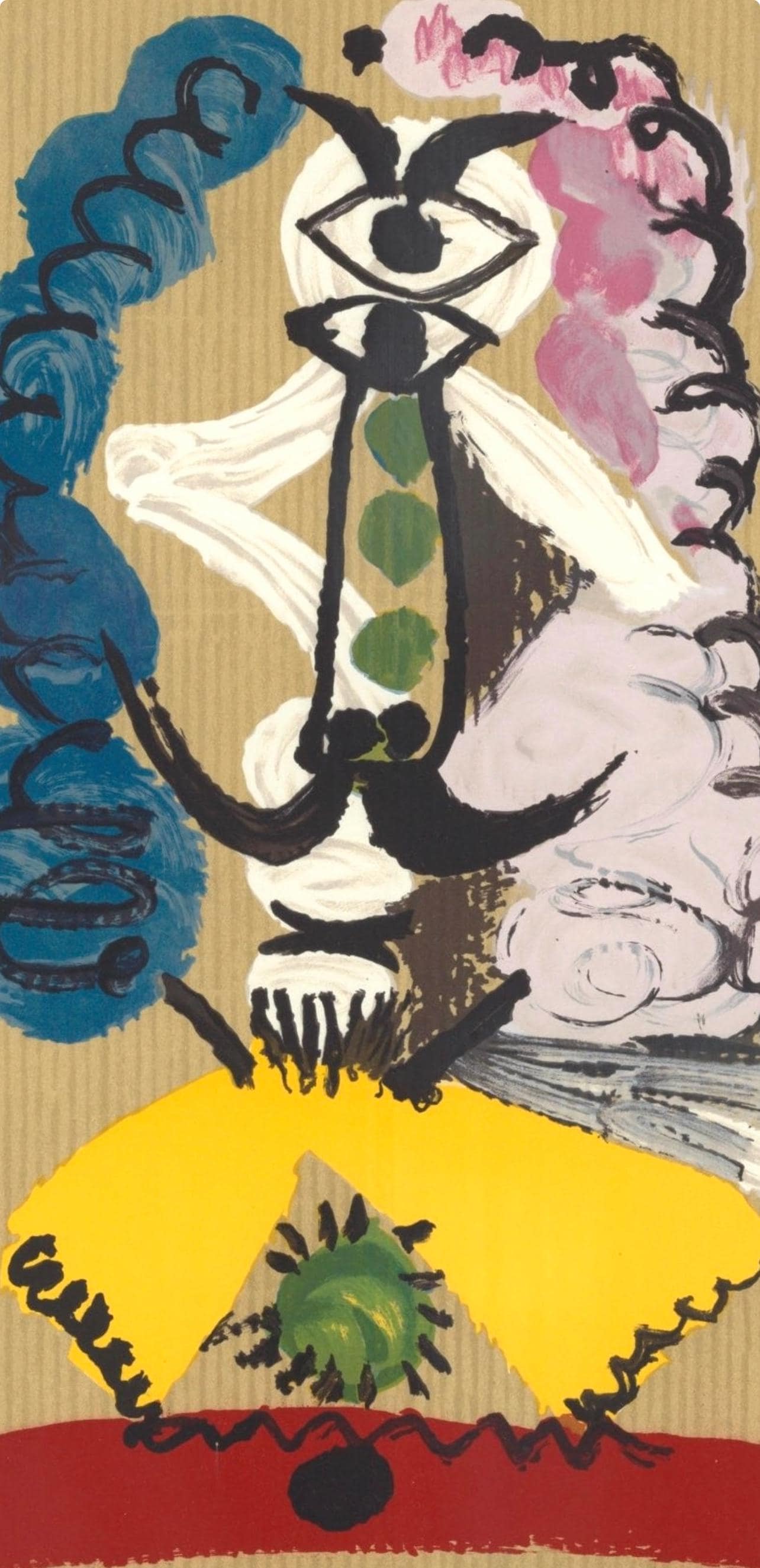 Pablo Picasso, Composition (Orozco 207-261), Vingt-Neuf Portraits Imaginaires, Limited Edition Lithograph