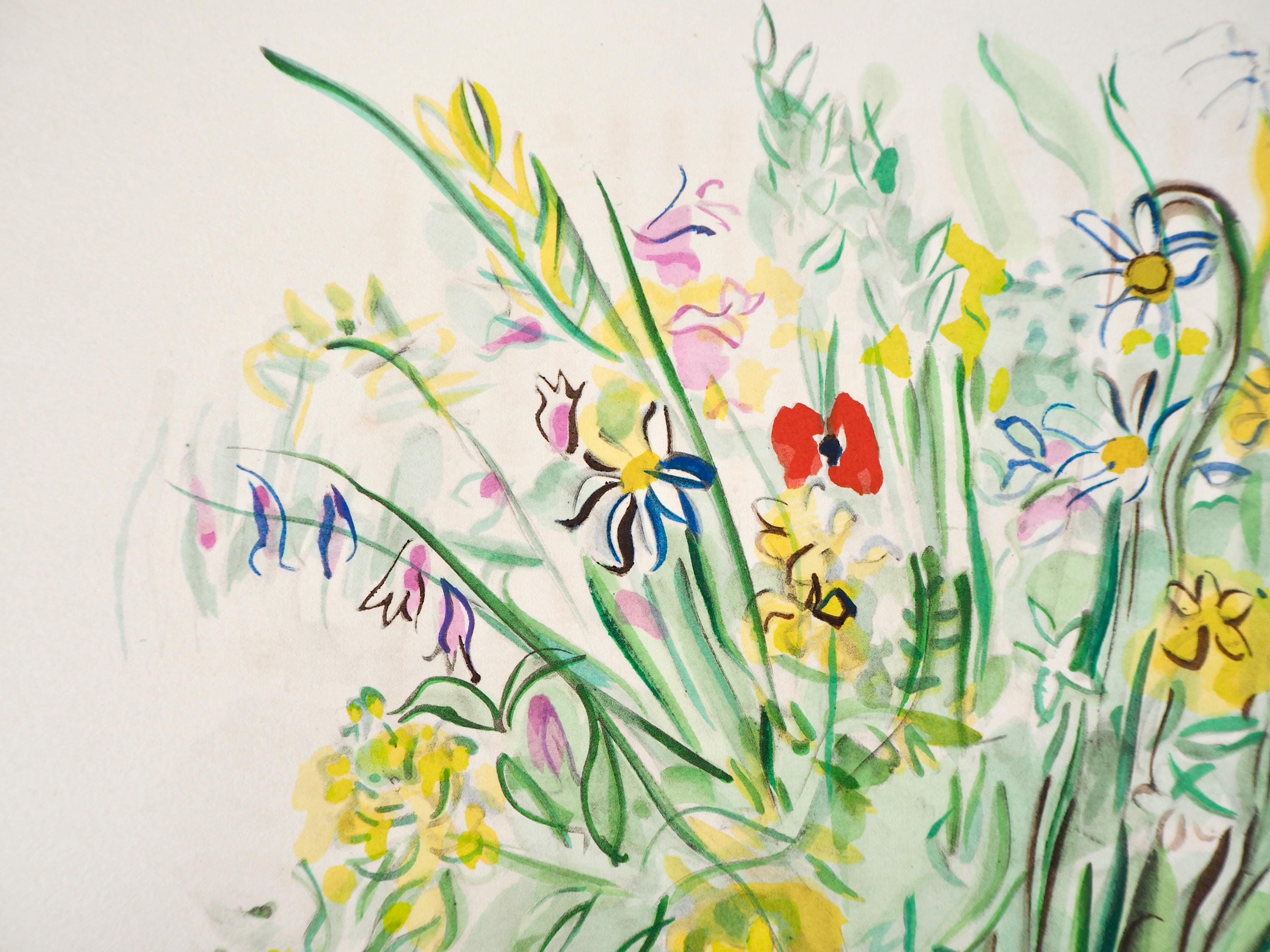 Raoul Dufy, Composition, Eaux-de-vie, Esprit de la fleur et du fruit, Limited Edition Lithograph