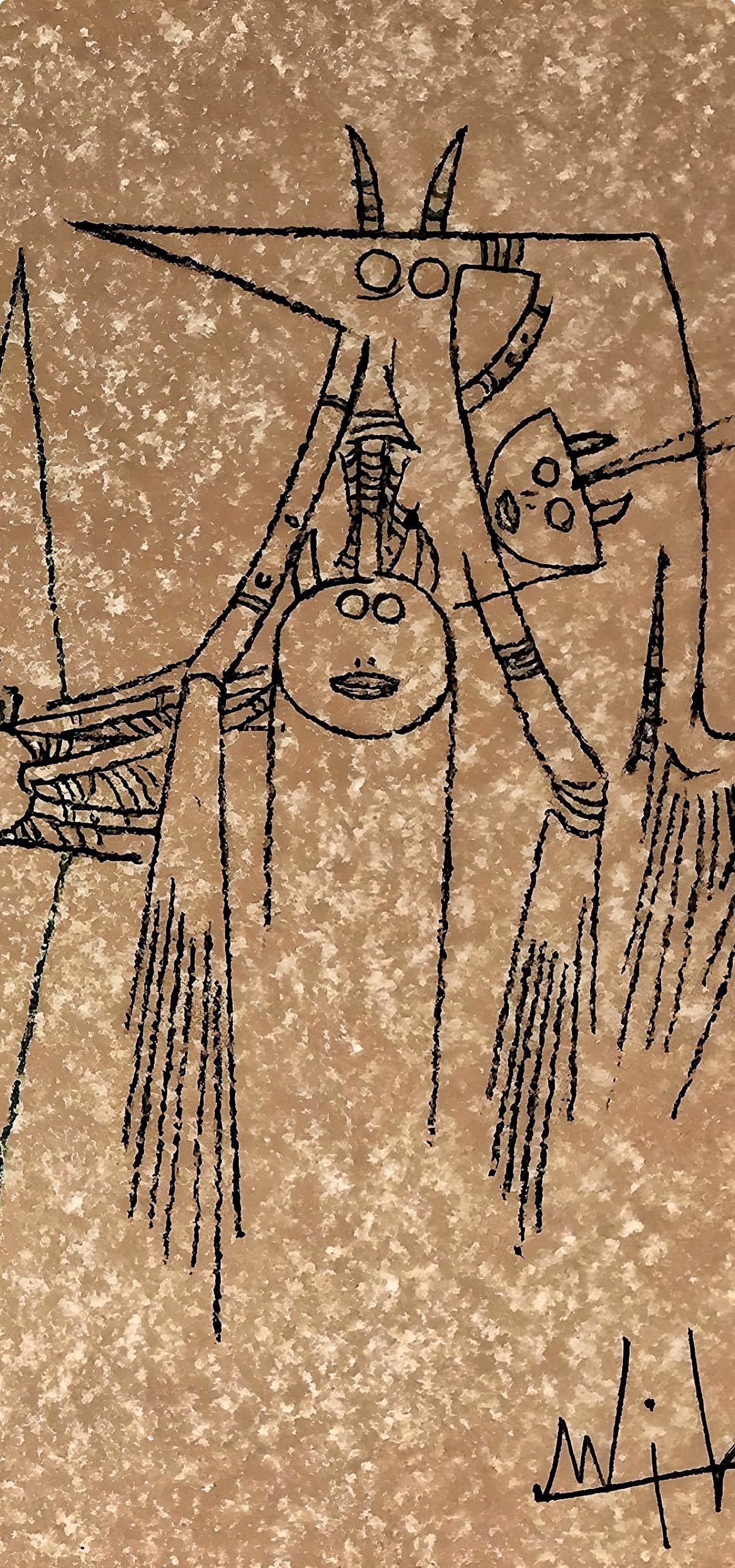 Wifredo Lam 林飛龍, Composition, Suites nº3, Limited Edition Lithograph