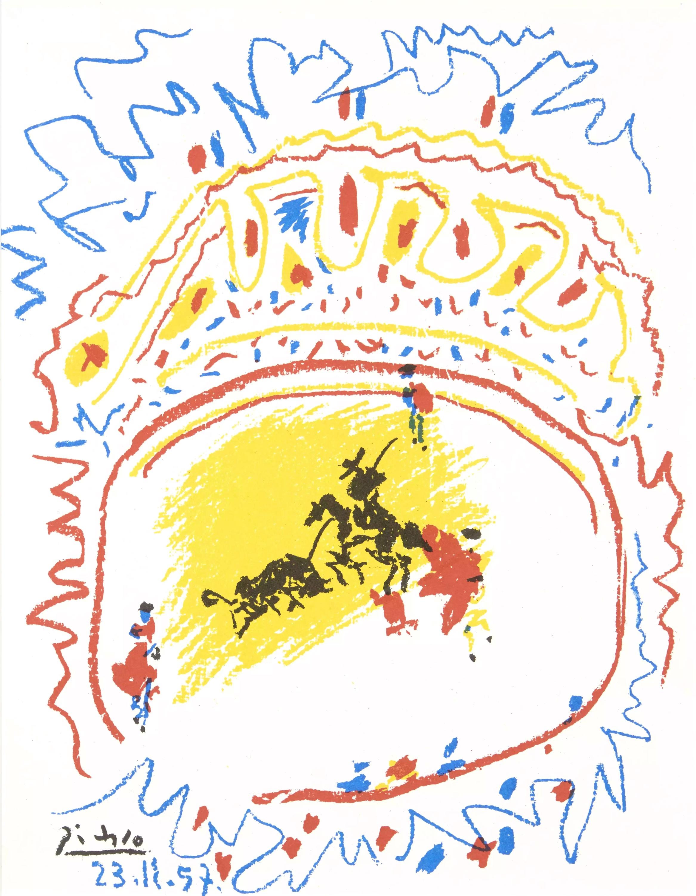 Pablo Picasso, Corrida (Cramer 92; Bloch 839; Mourlot 302), XXe siècle, Limited Edition Lithograph
