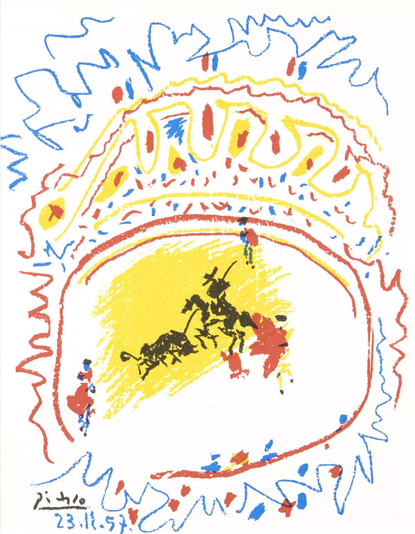 Pablo Picasso, Corrida (Cramer 92; Bloch 839; Mourlot 302), XXe siècle, Limited Edition Lithograph