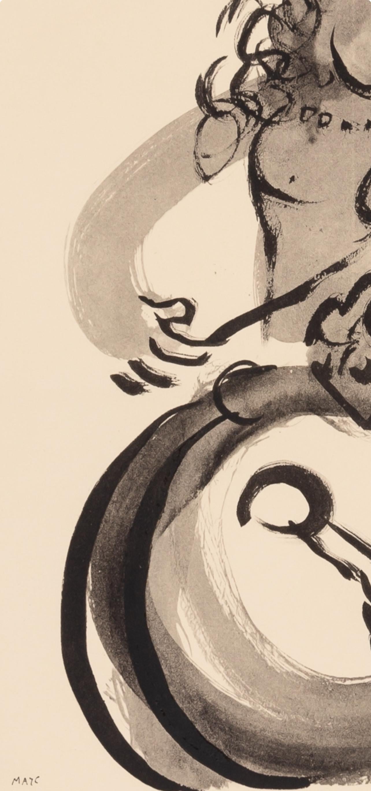 Marc Chagall, Composition, Couleur amour, Limited Edition Lithograph