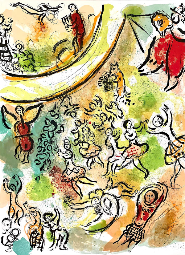 Marc Chagall, Composition (Cramer 61), Le Plafond de l'Opéra de Paris, Limited Edition Lithograph