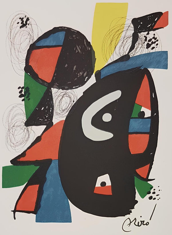Joan Miró, Composition (Mourlot 1212-1225; Cramer 248), La mélodie acide, Limited Edition Lithograph