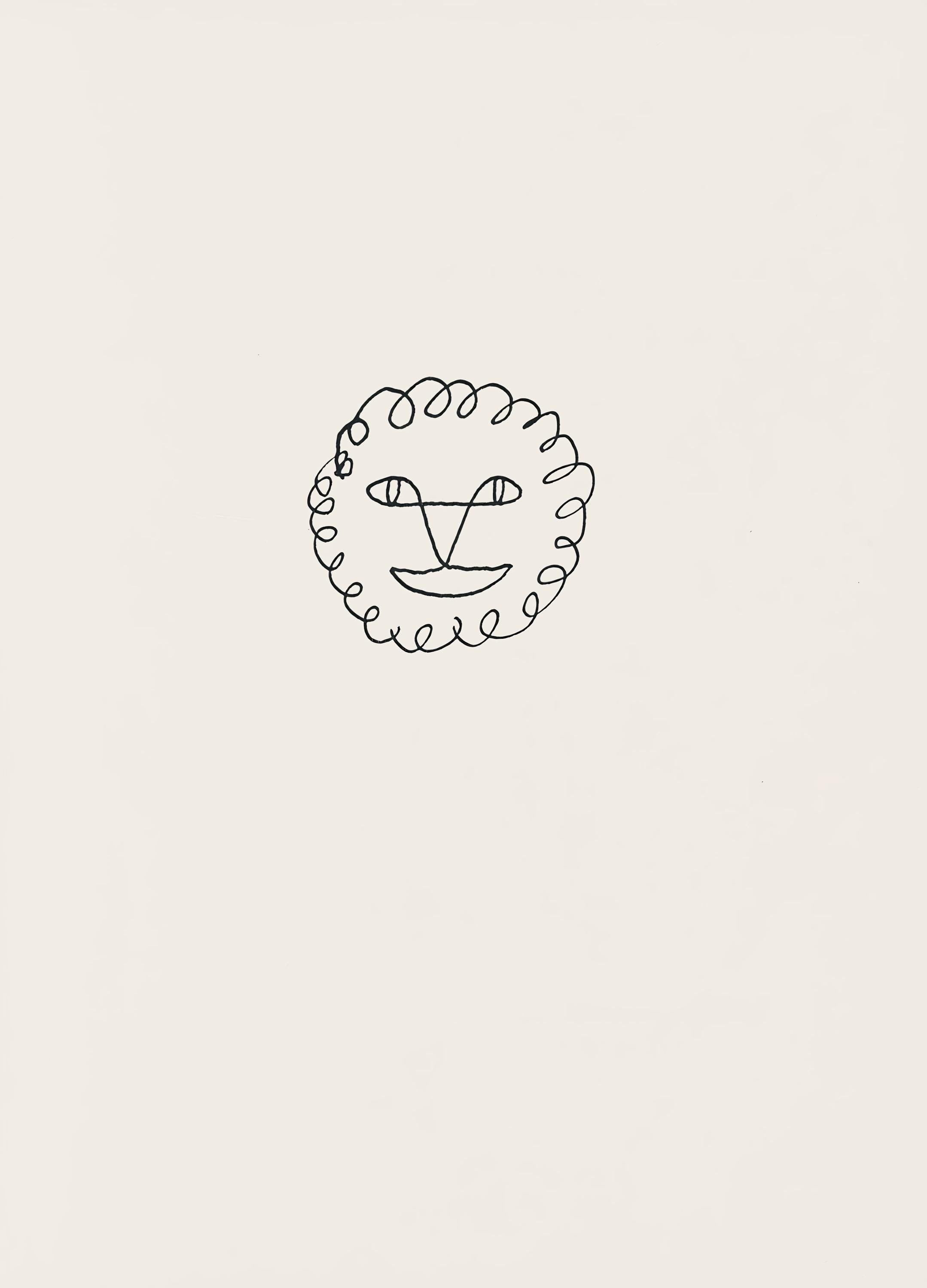 Alexander Calder, Composition, A Bestiary, Limited Edition Letterpress Print
