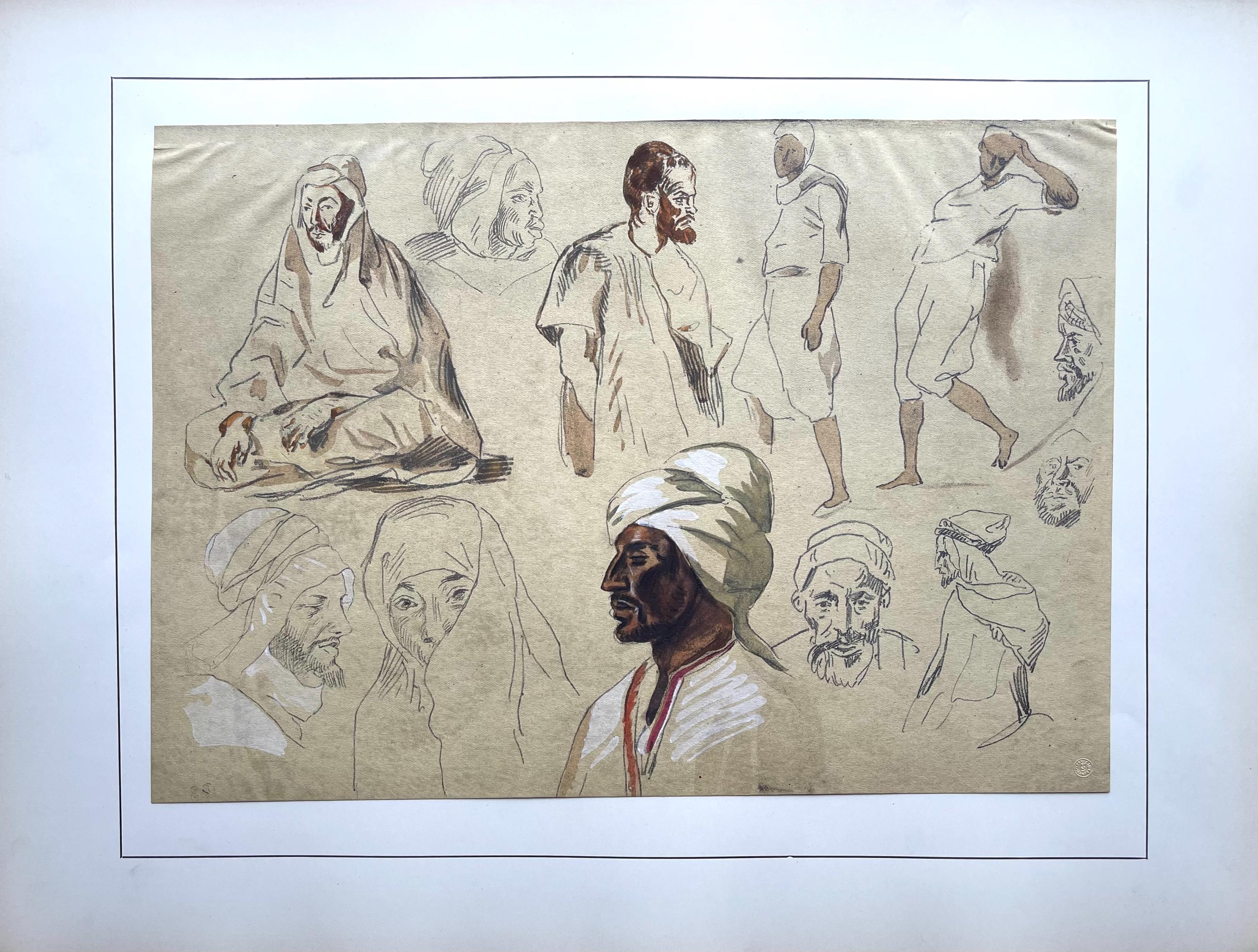 Eugène Delacroix, Composition, Trente et un Dessins et Aquarelles du Maroc, Limited Edition Lithograph