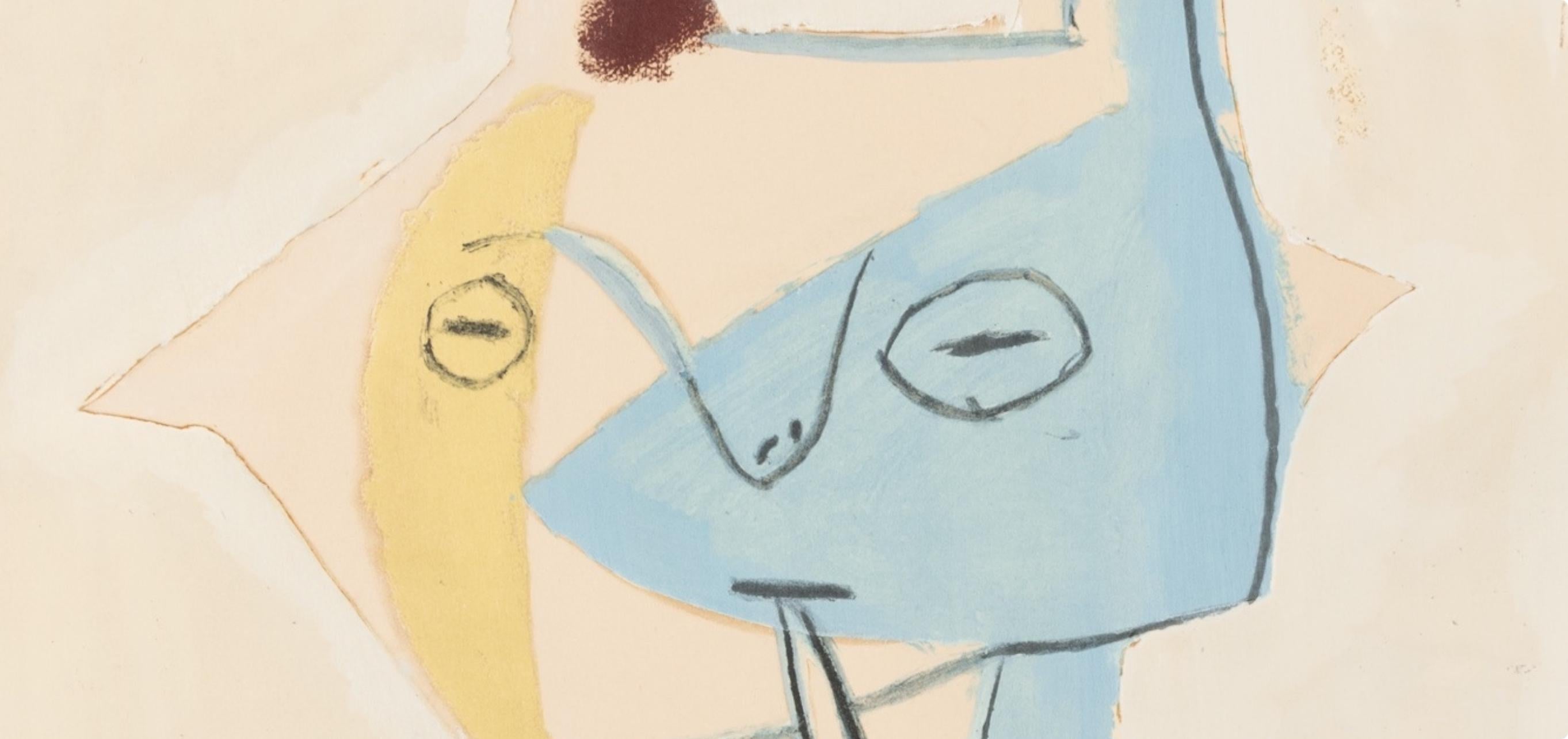Pablo Picasso, Composition, Faunes et Flore d'Antibes, Limited Edition Lithograph