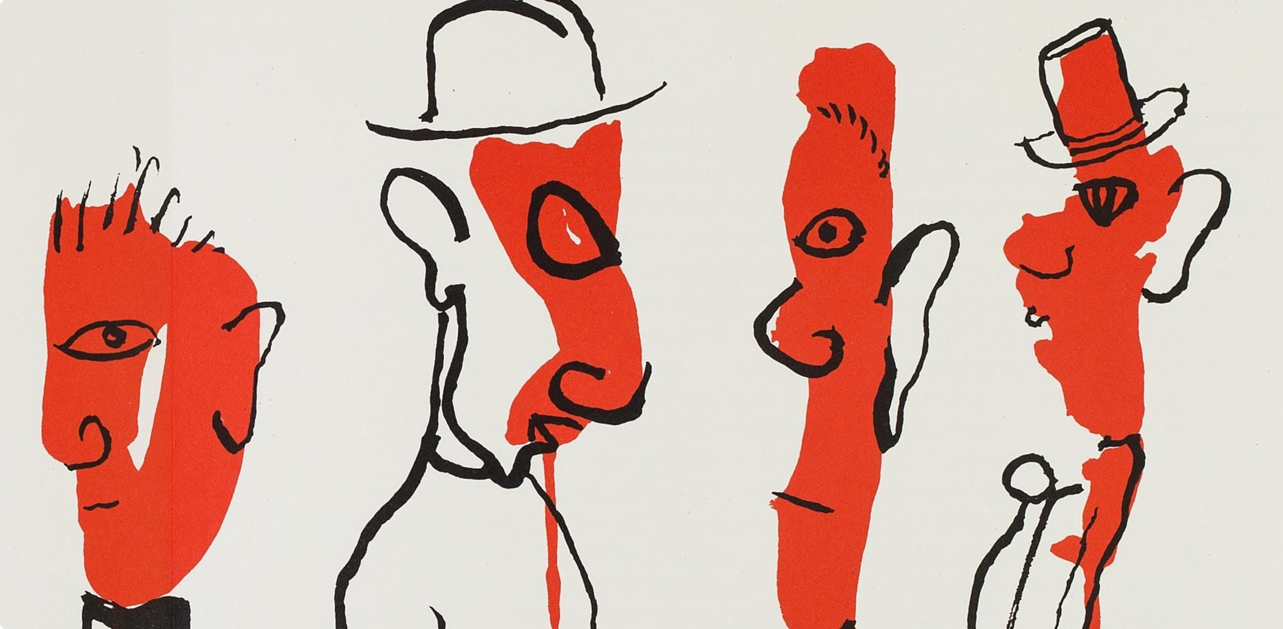 Alexander Calder, Composition, Derrière le miroir, Limited Edition Lithograph