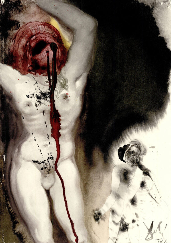 Salvador Dali, Composition (Michler/Löpsinger 1600; Field 69-3), Biblia Sacra, Limited Edition Lithograph