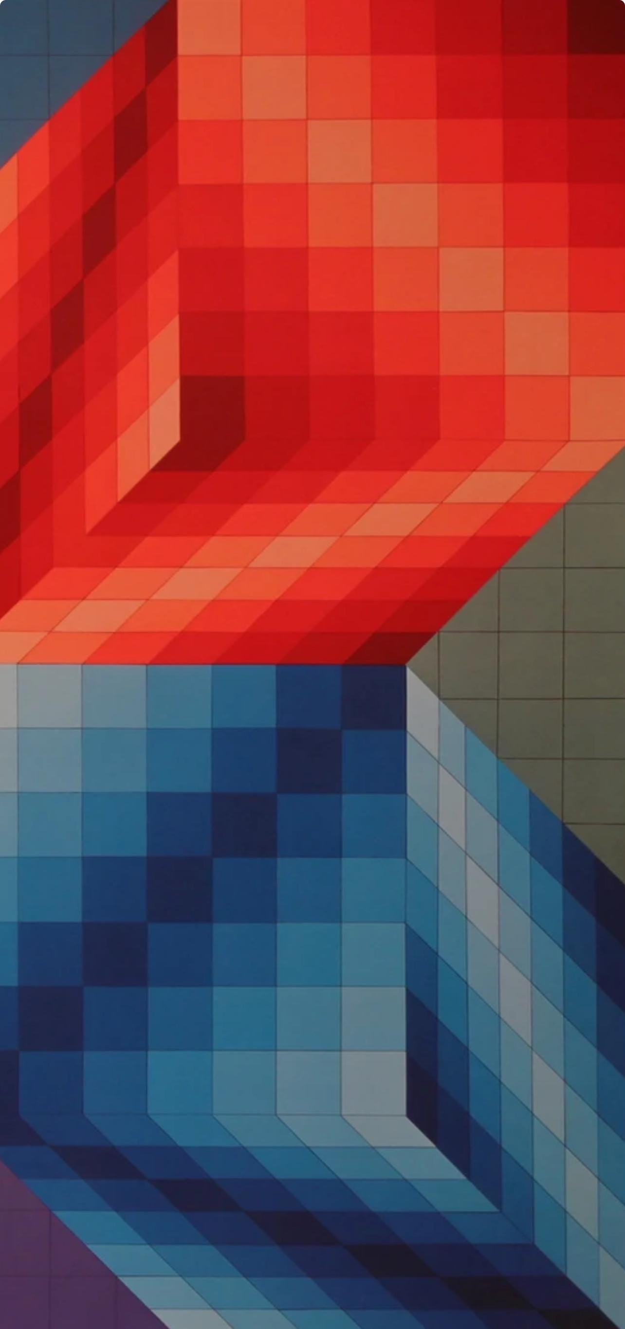 Victor Vasarely, Composition, Progressions III, Limited Edition Héliogravure