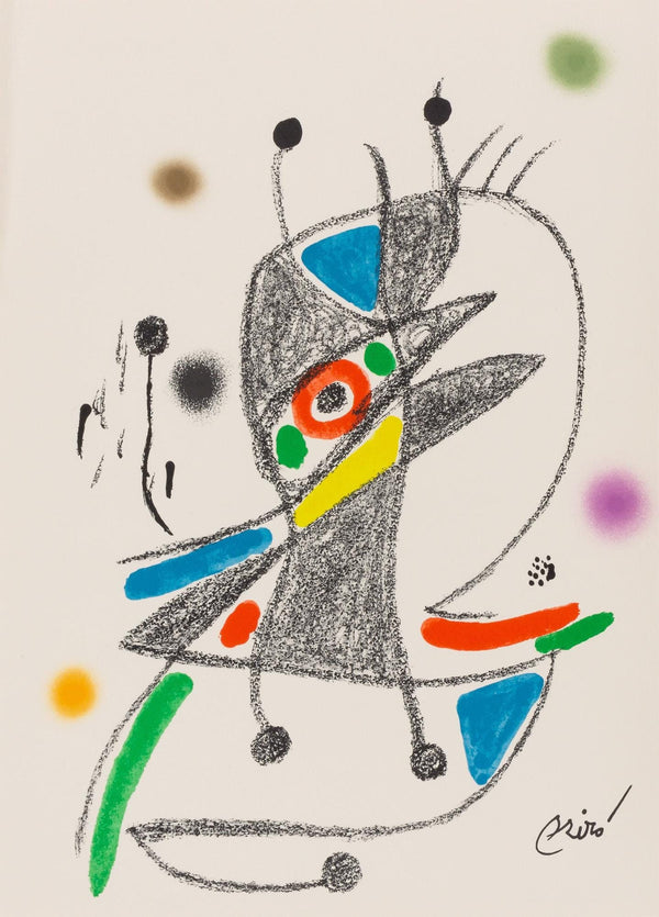 Joan Miró, Composition (Mourlot, 1051-1072), Maravillas con Variaciones acrósticas en el Jardín de Miró, Limited Edition Lithograph