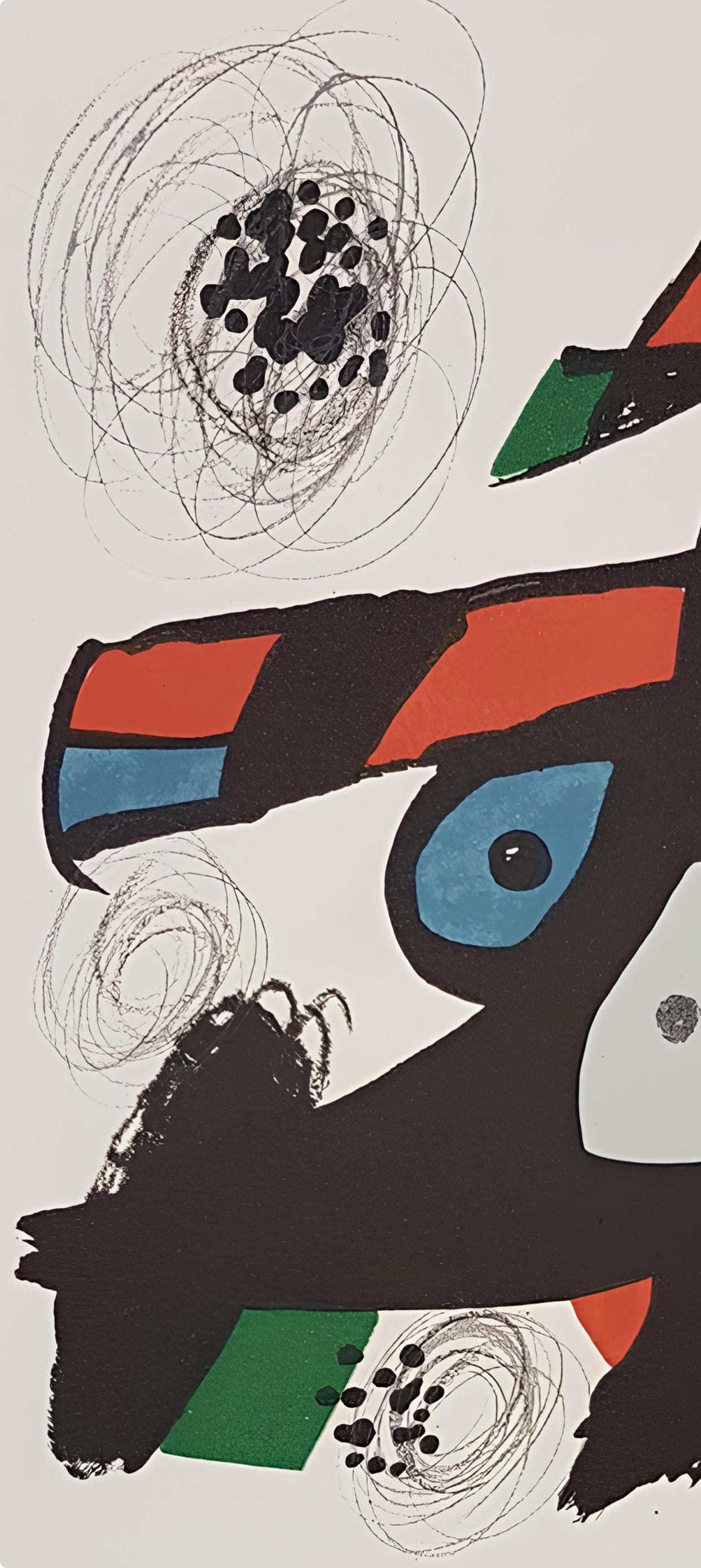 Joan Miró, Composition (Mourlot 1212-1225; Cramer 248), La mélodie acide, Limited Edition Lithograph