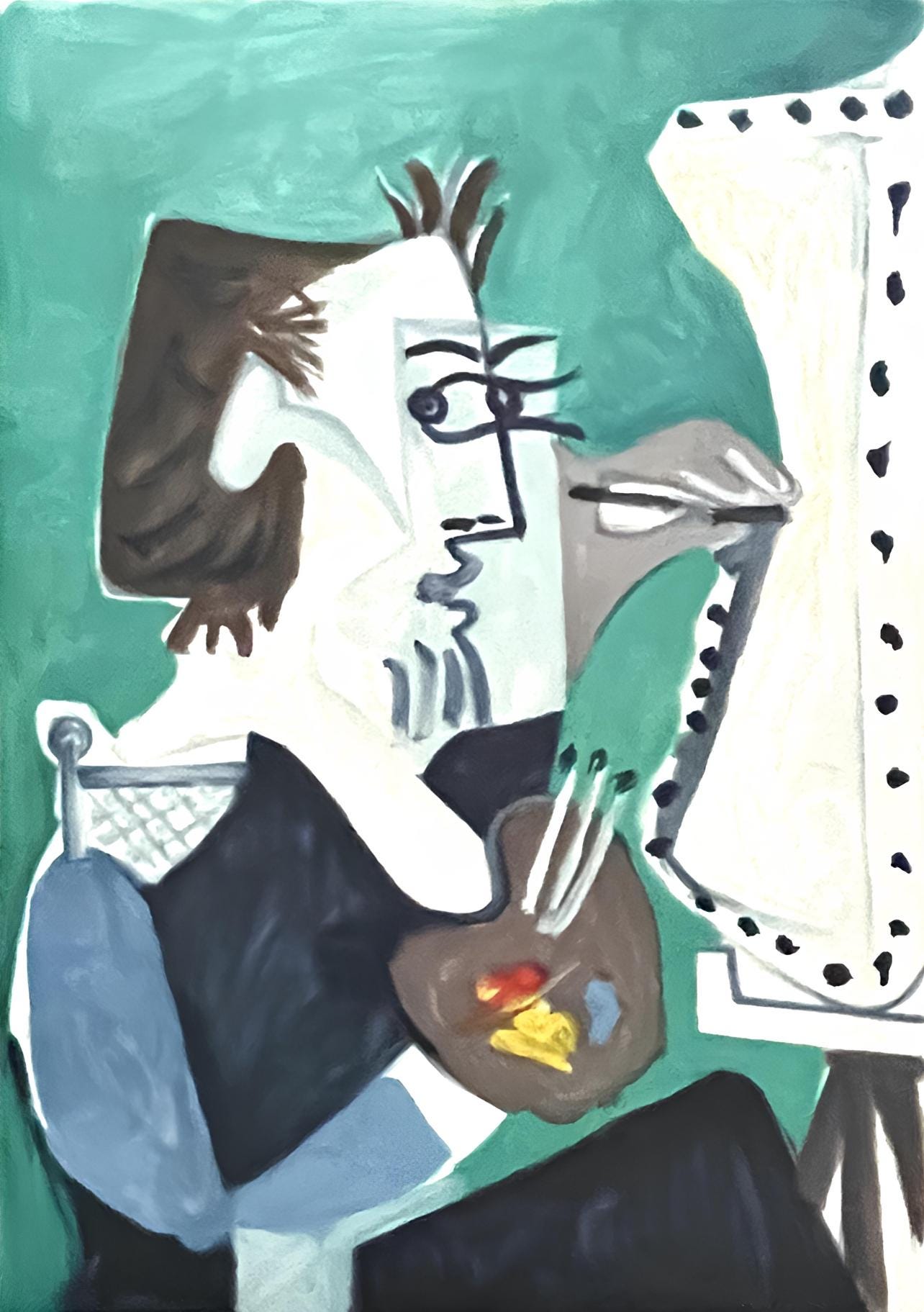 Pablo Picasso, Le Peintre, Marina Picasso Collection, Official Limited Edition Lithograph