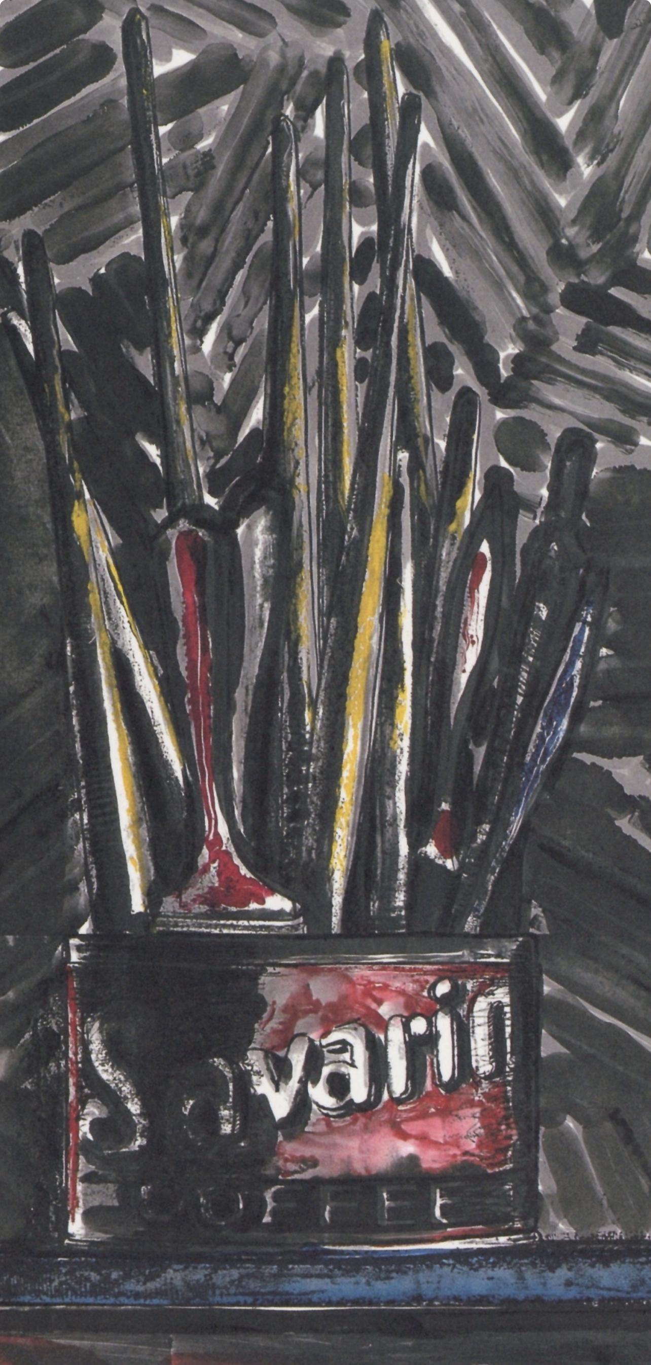 Jasper Johns, Composition, Jasper Johns, 17 Monotypes, Limited Edition Héliogravure