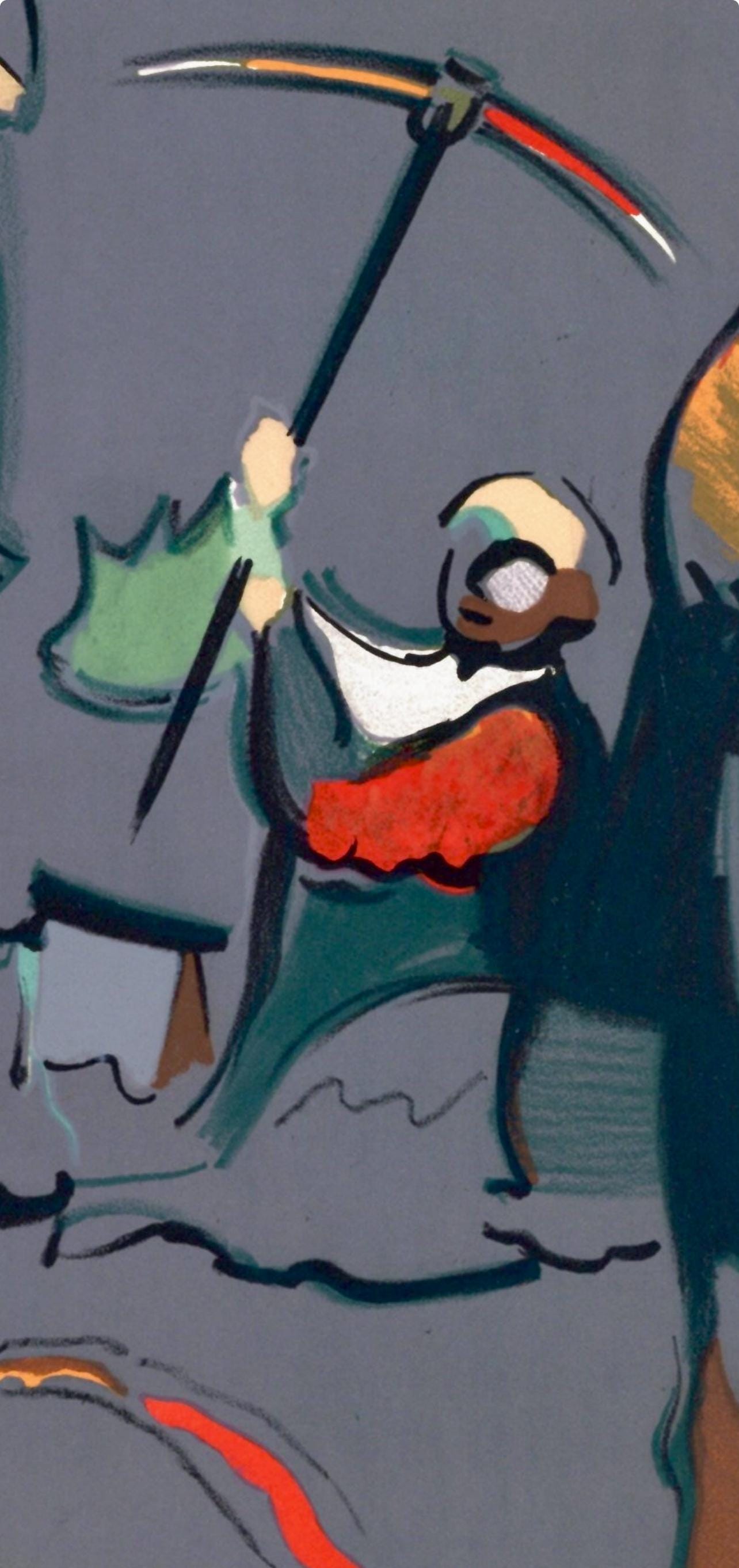 Jean Hélion, Composition, Variations sur l'imaginaire, Limited Edition Lithograph