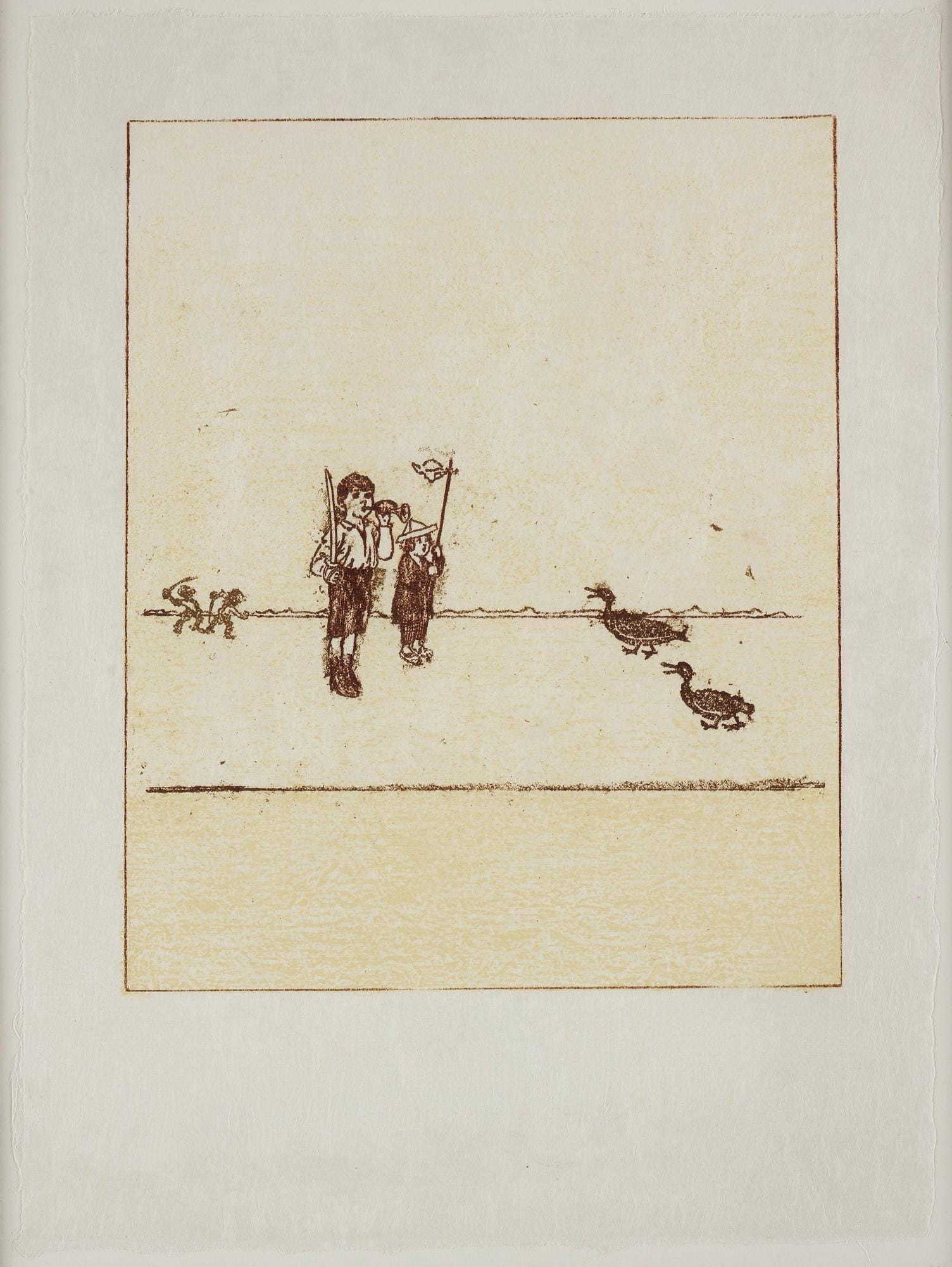 Max Ernst, Composition (Spies/Leppien 218), La Ballade du Soldat, Limited Edition Lithograph
