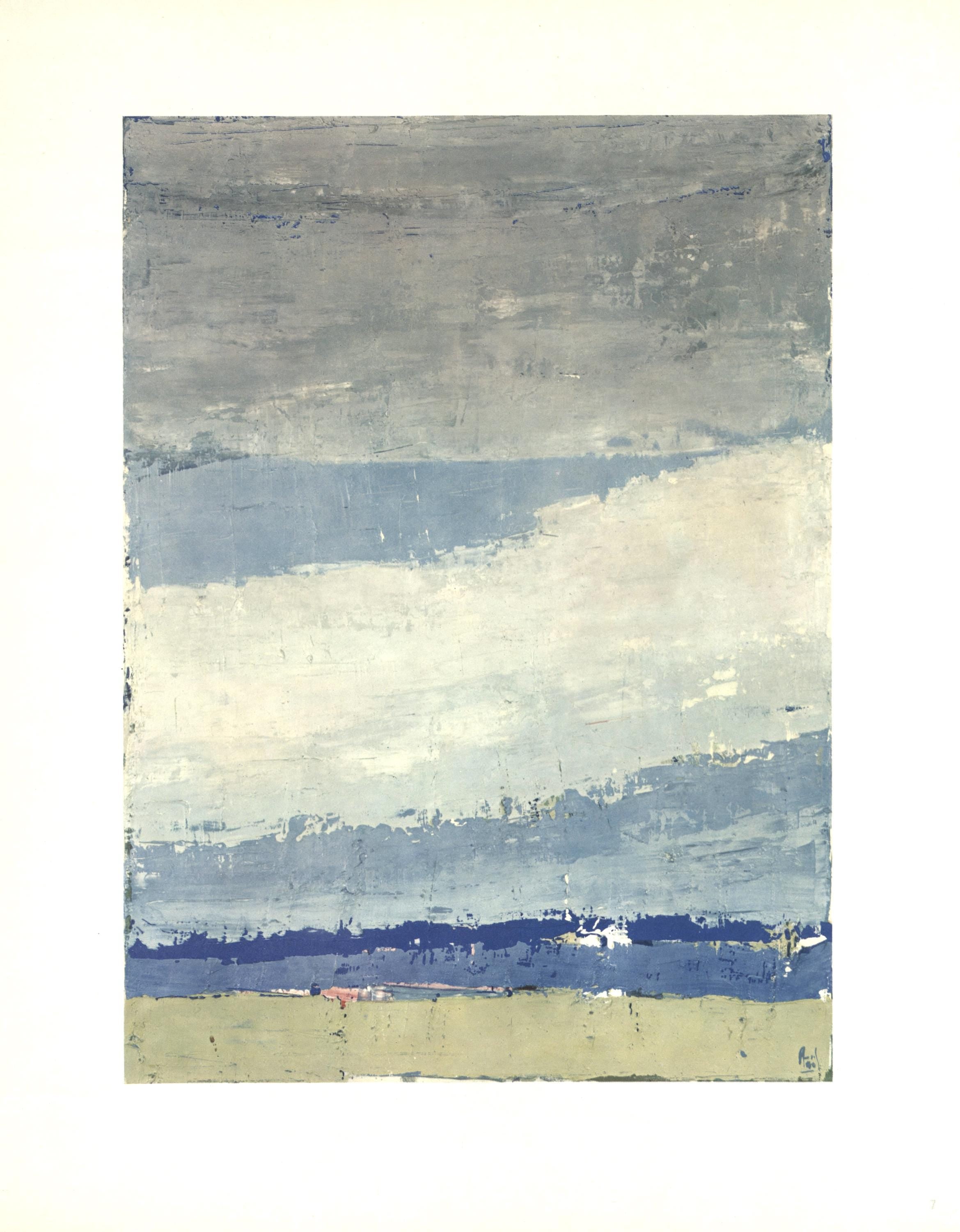 Nicolas de Staël, Composition, Nicolas de Staël, Peintres d'aujourd'hui, Limited Edition Lithograph