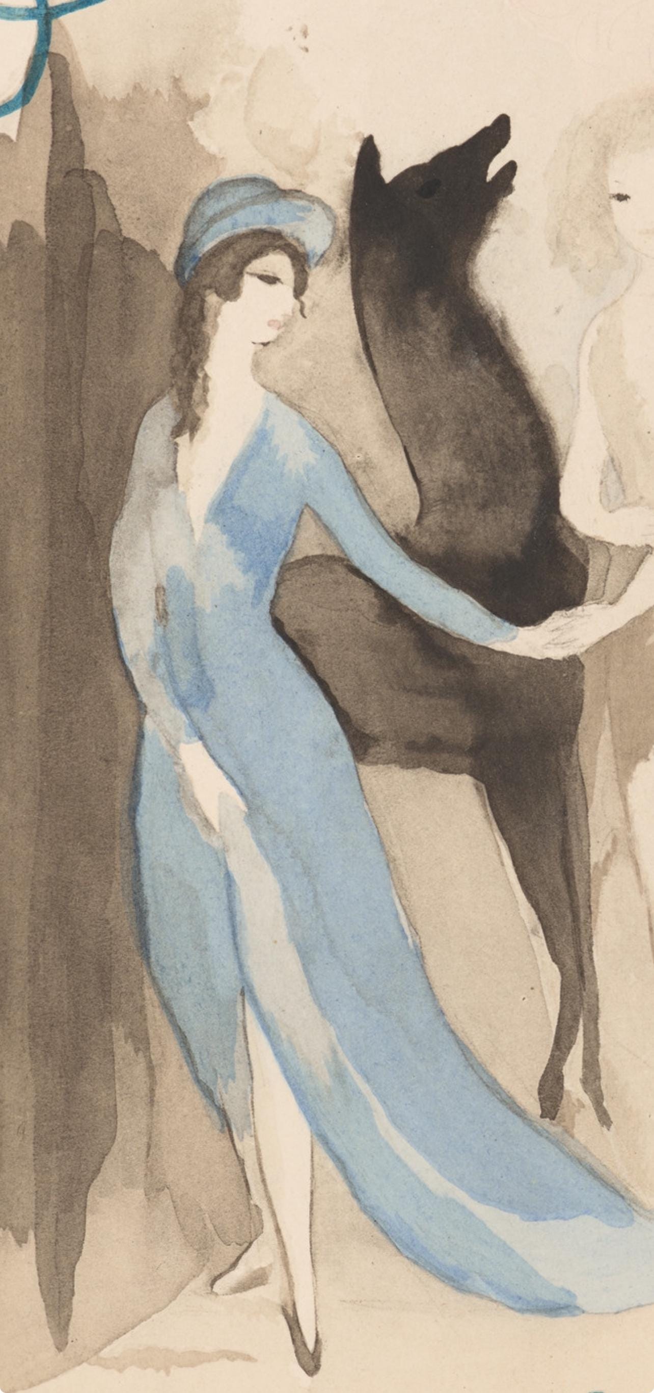 Marie Laurencin, Composition, Les Biches, Limited Edition Lithograph