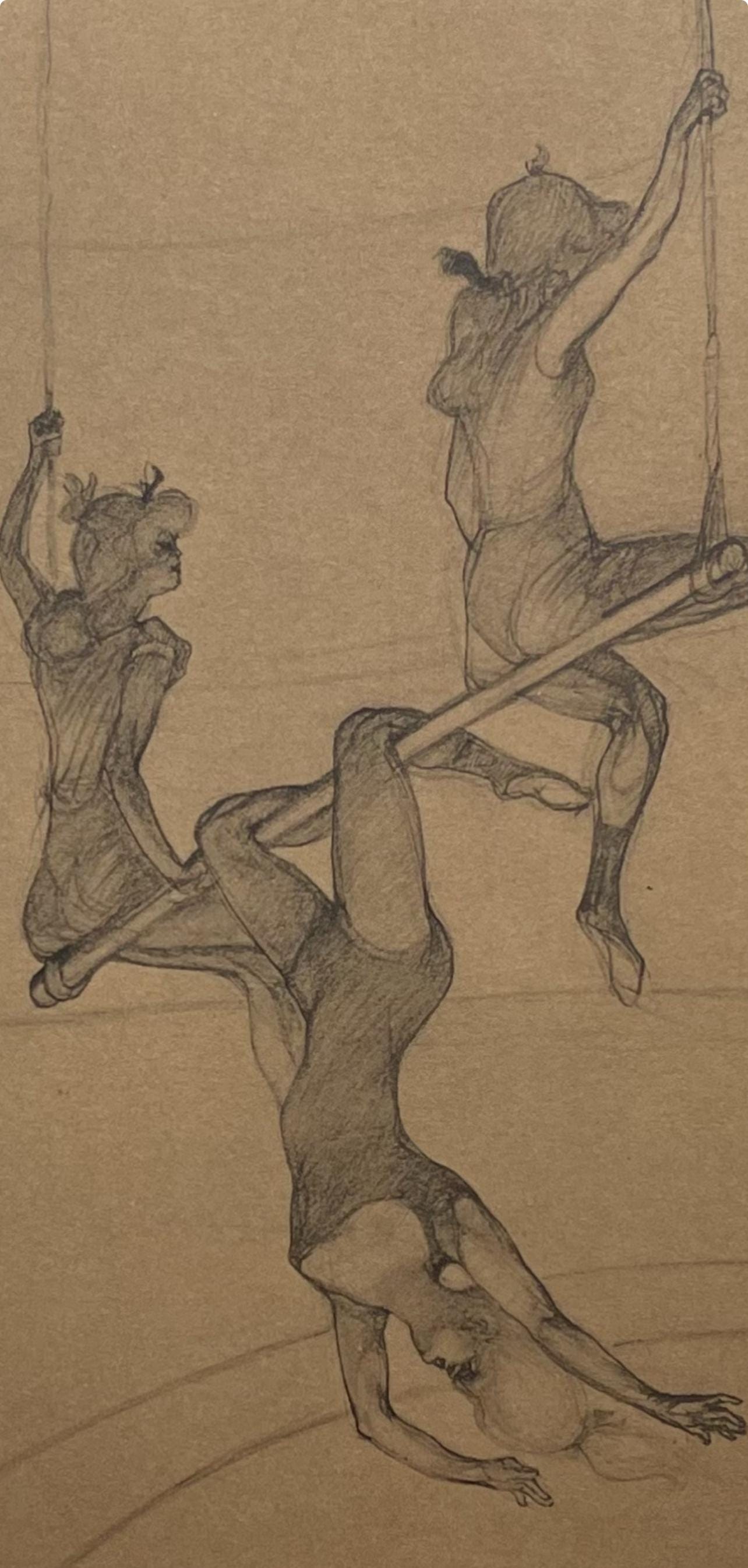 Henri de Toulouse-Lautrec, The Flying Trapeze, Henri de Toulouse-Lautrec, At the Circus, Limited Edition Lithograph