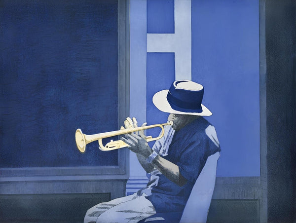 Dean Mitchell, Blue Angel, Music, Deep Rivers in My Soul, Limited Edition Etching