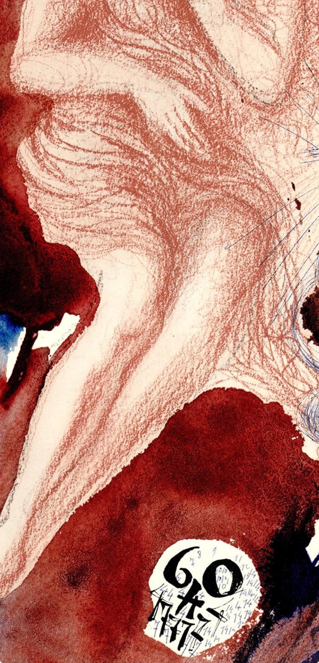 Salvador Dali, Composition (Michler/Löpsinger 1600; Field 69-3), Biblia Sacra, Limited Edition Lithograph