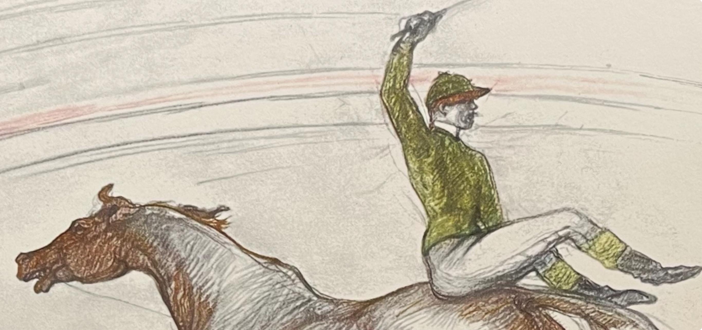 Henri de Toulouse-Lautrec, Jockey, Henri de Toulouse-Lautrec, At the Circus, Limited Edition Lithograph