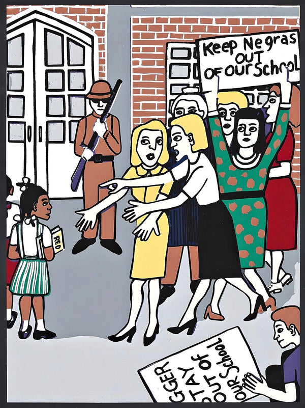 Faith Ringgold, Brown Versus Board of Education, Letter from Birmingham City Jail, Limited Edition Silkscreen