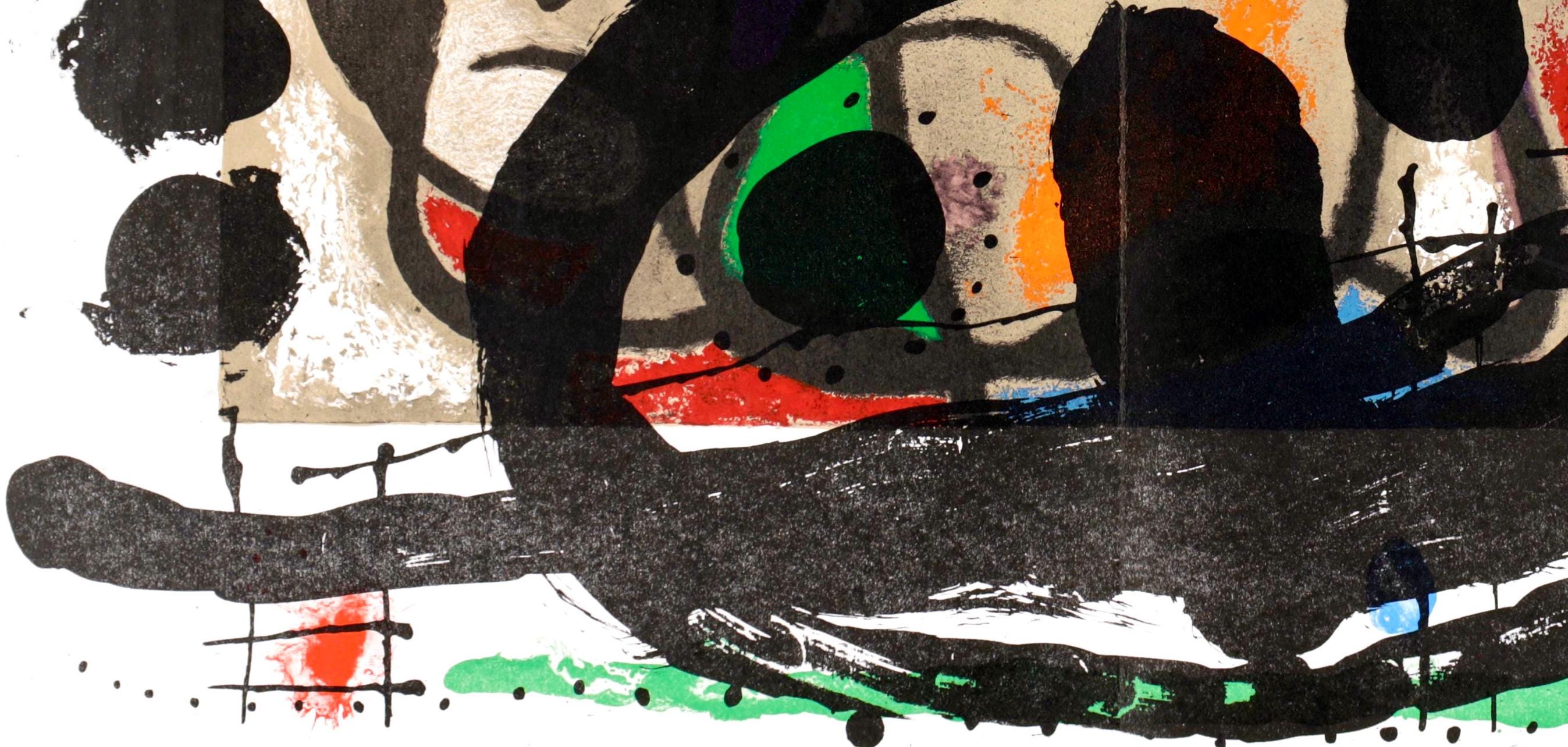 Joan Miró, Composition (Cramer 102; Mourlot 428-449), Derrière le miroir, Limited Edition Lithograph
