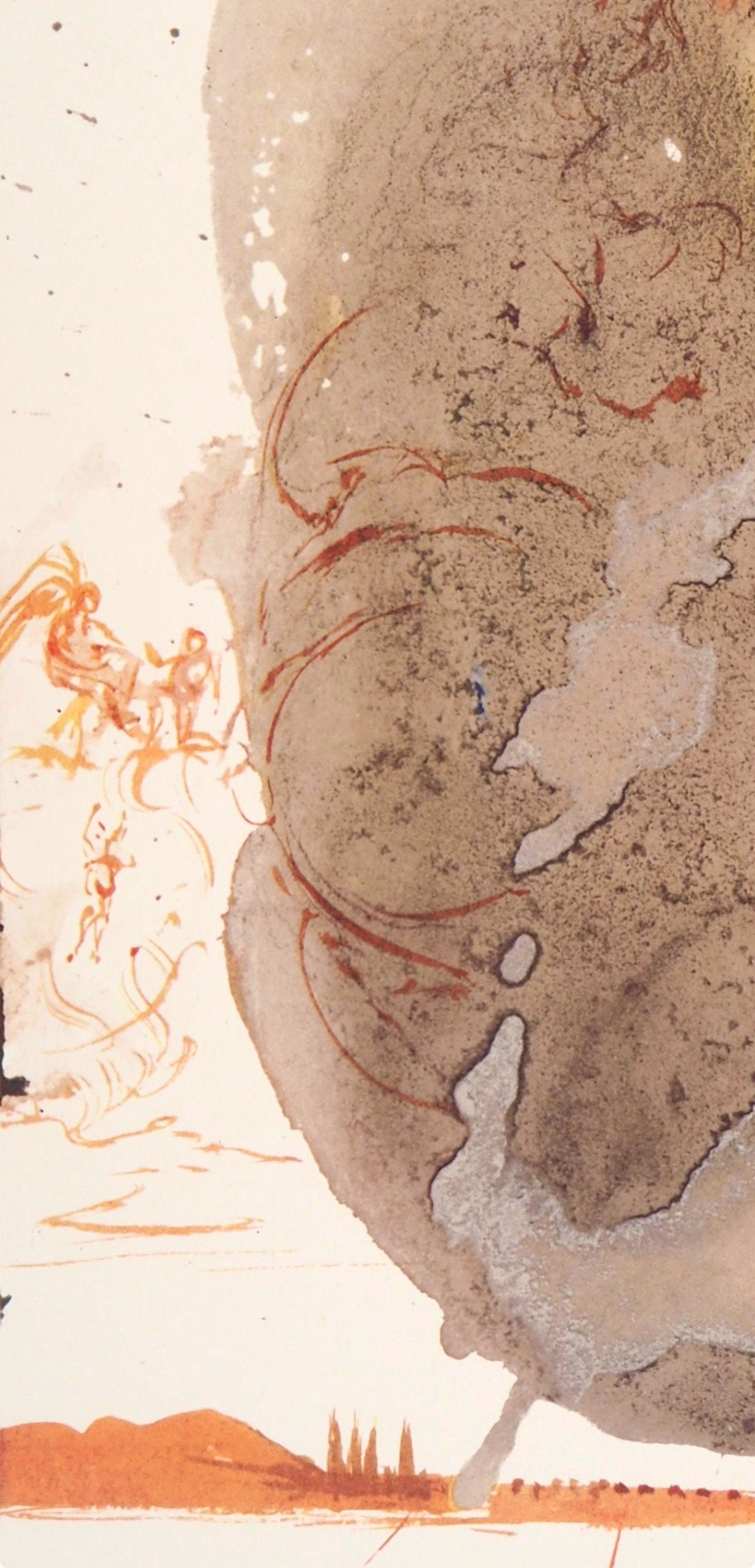 Salvador Dali, Composition (Michler/Löpsinger 1600; Field 69-3), Biblia Sacra, Limited Edition Lithograph