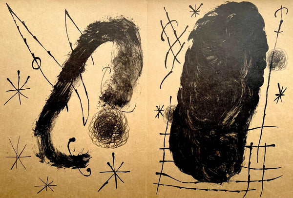 Joan Miró, Composition (Cramer 102; Mourlot 428-449), Derrière le miroir, Limited Edition Lithograph