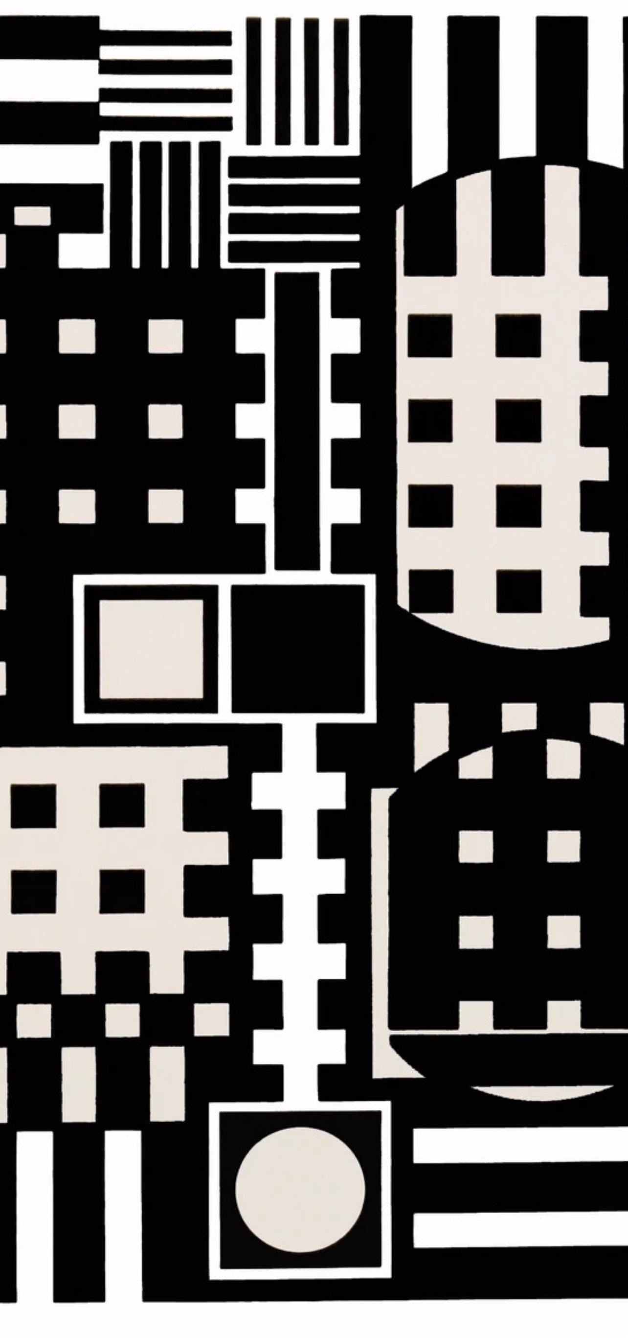 Victor Vasarely, Composition, Croisées, Limited Edition Héliogravure