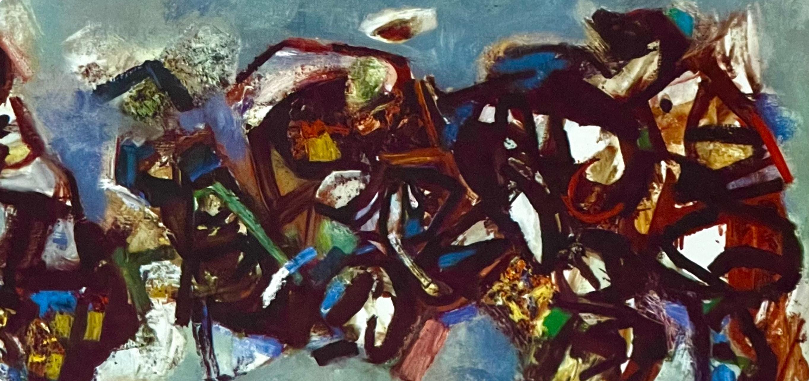 Abraham Rattner, Composition with old shoes, Limited Edition Lithograph