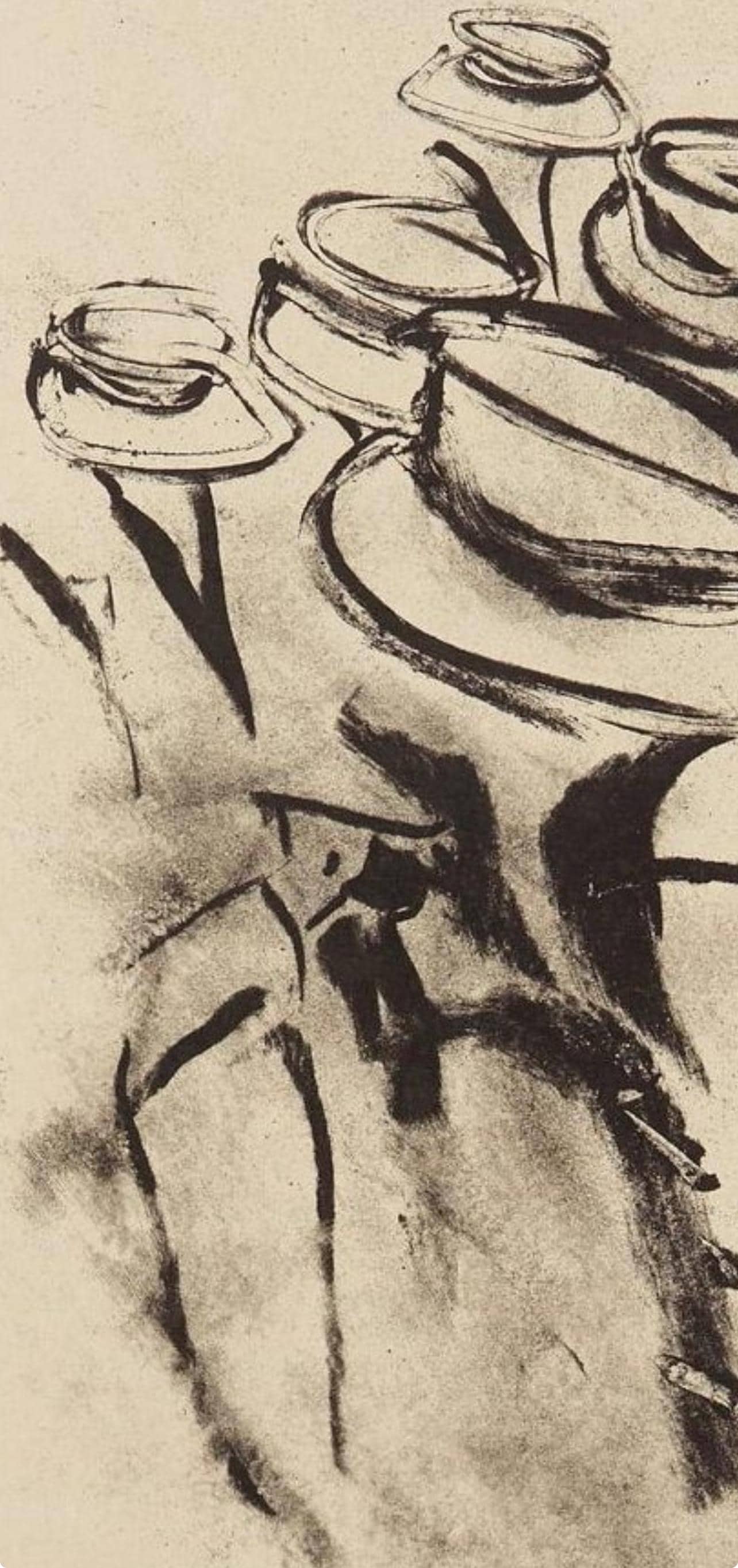 Willem de Kooning, Composition, Poems, Limited Edition Lithograph