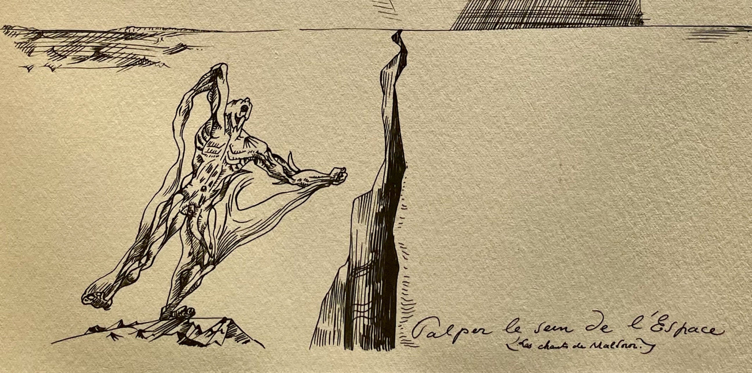André Masson, Palper le sein de l'espace, Masson Dessins, Limited Edition Lithograph