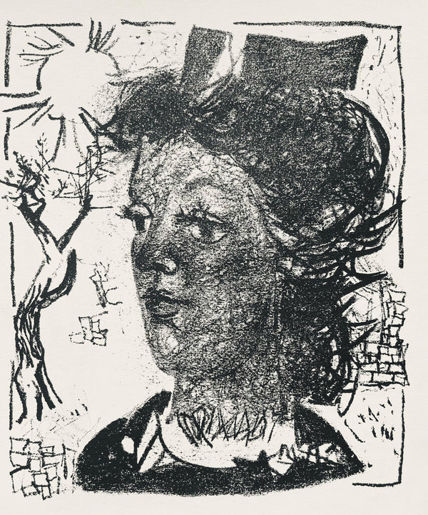 André Marchand, Composition, pierre ã feu provence noire, Limited Edition Lithograph