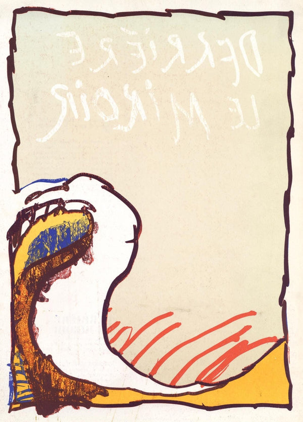 Pierre Alechinsky, Composition, Derrière le miroir, Limited Edition Lithograph