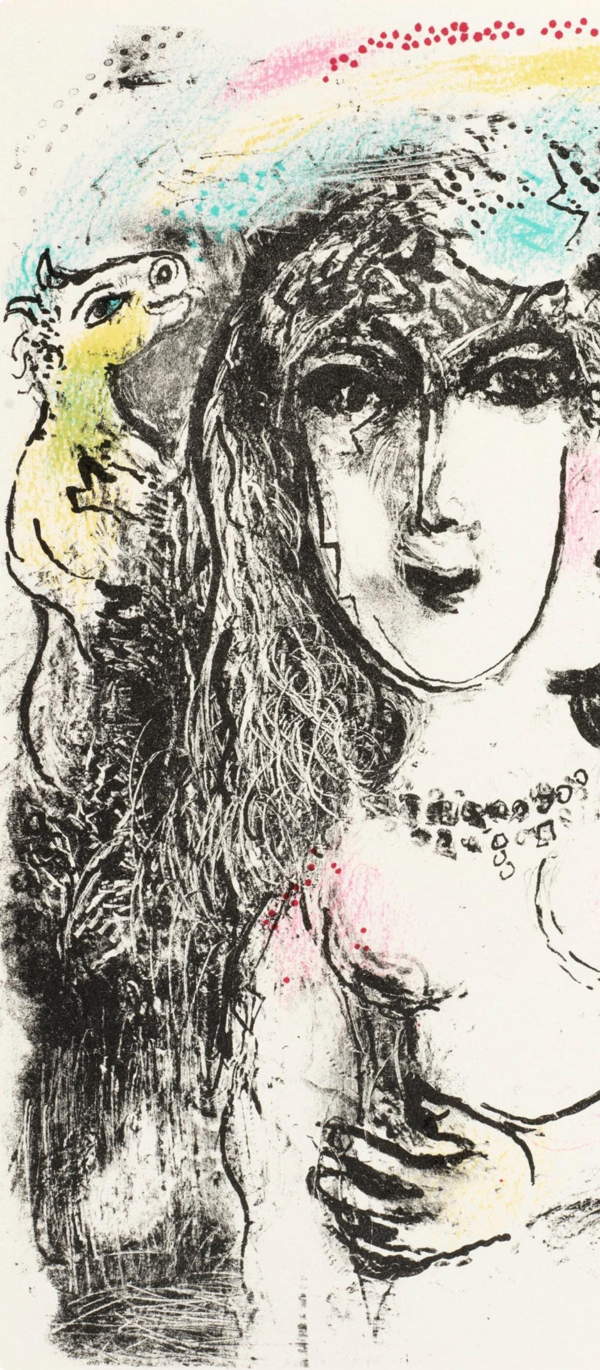 Marc Chagall, Composition (Mourlot 668-677), La Féerie et Le Royaume, Limited Edition Lithograph