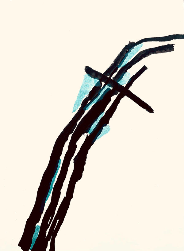 Pierre Tal-Coat, Composition, Derrière le miroir, Limited Edition Lithograph