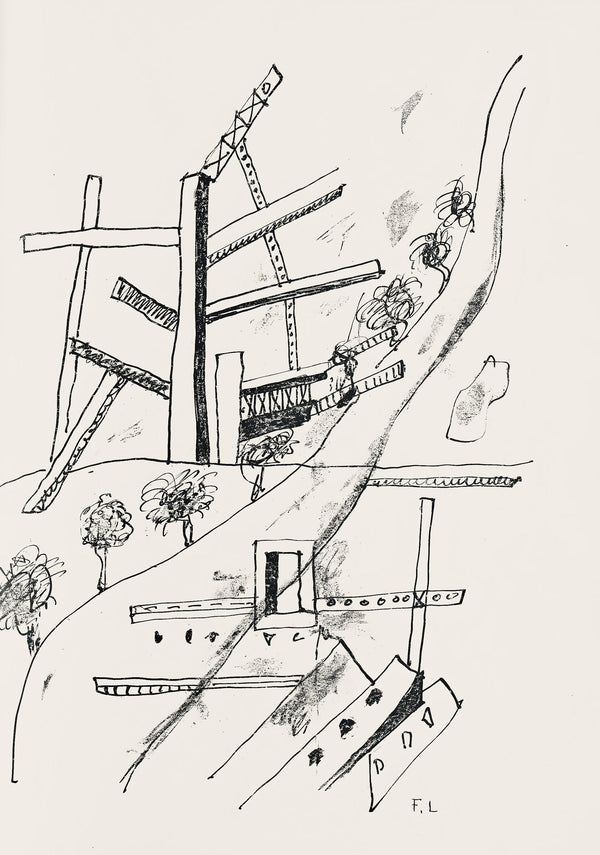 Fernand Léger, Composition (Saphire 24-38), Les Illuminations, Limited Edition Lithograph