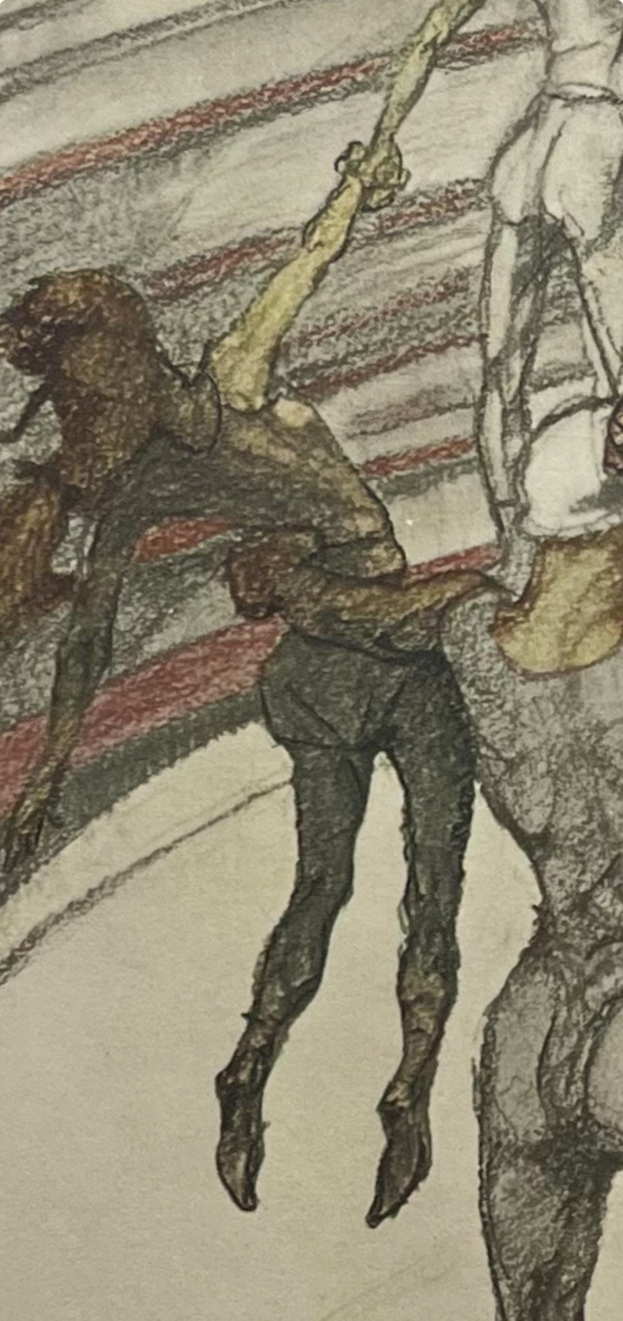 Henri de Toulouse-Lautrec, Circus Acrobats, Henri de Toulouse-Lautrec, At the Circus, Limited Edition Lithograph