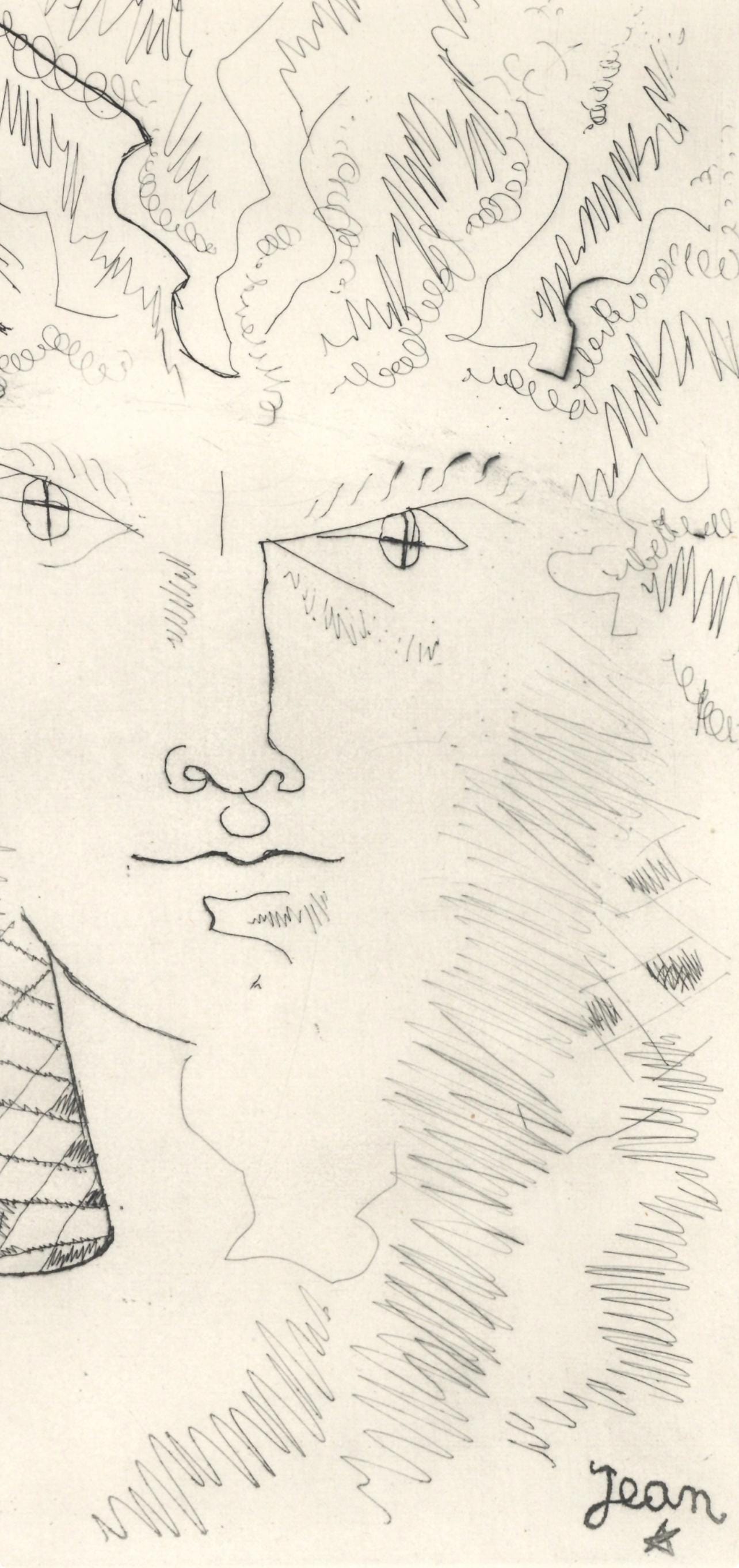 Jean Cocteau, Composition, Alternance, Limited Edition Etching