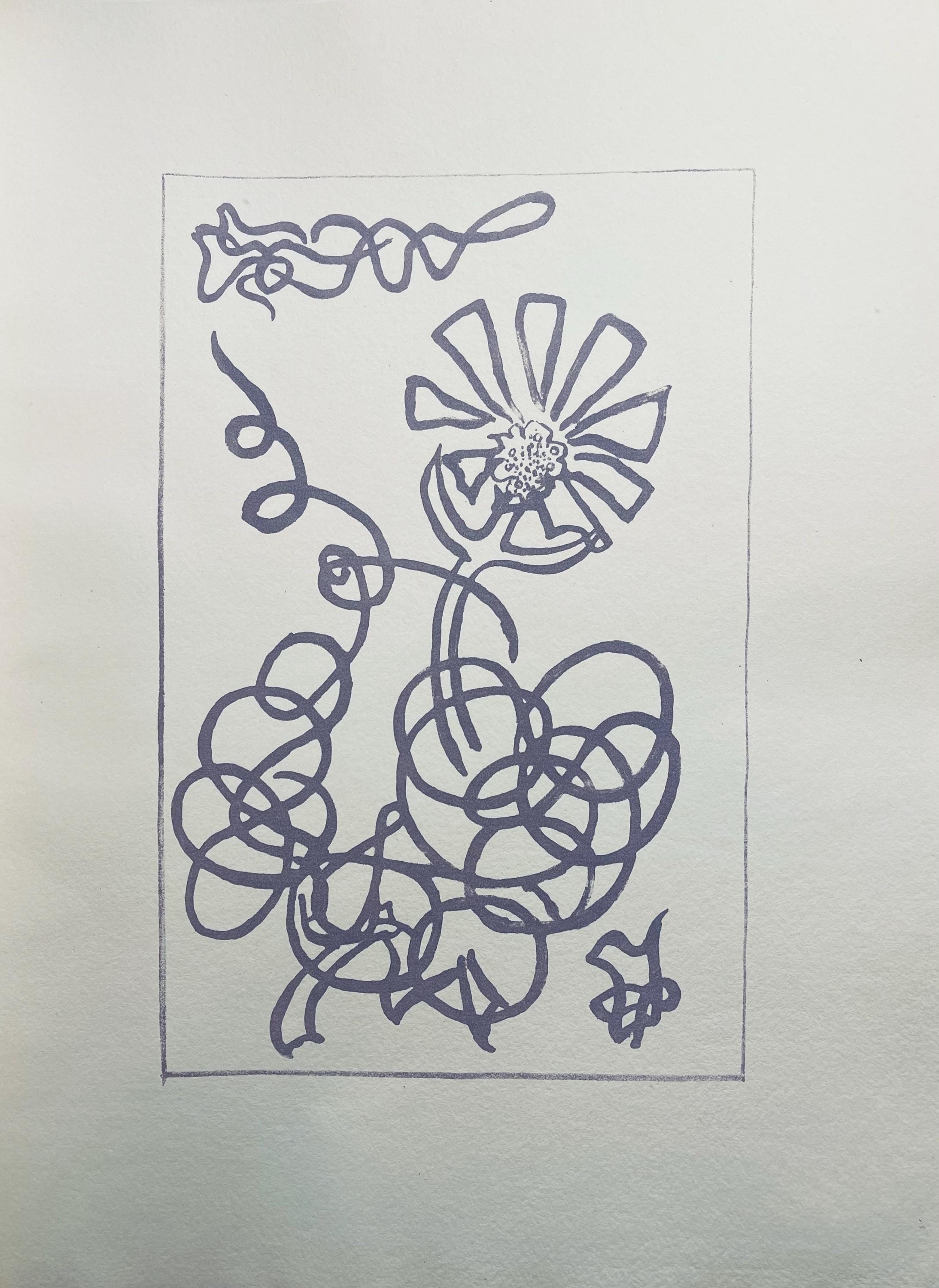 Georges Braque, Composition (Vallier 102), Les Paroles Transparentes, Limited Edition Lithograph