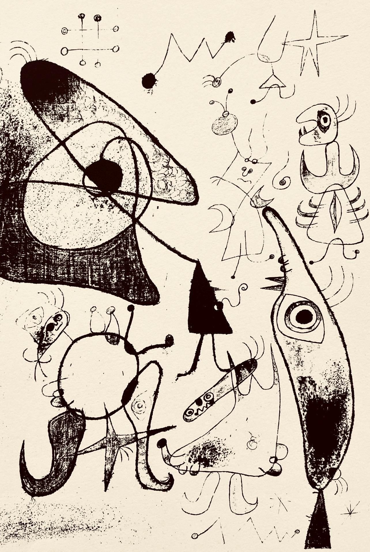 Joan Miró, Composition, The Prints of Joan Miro, Limited Edition Etching