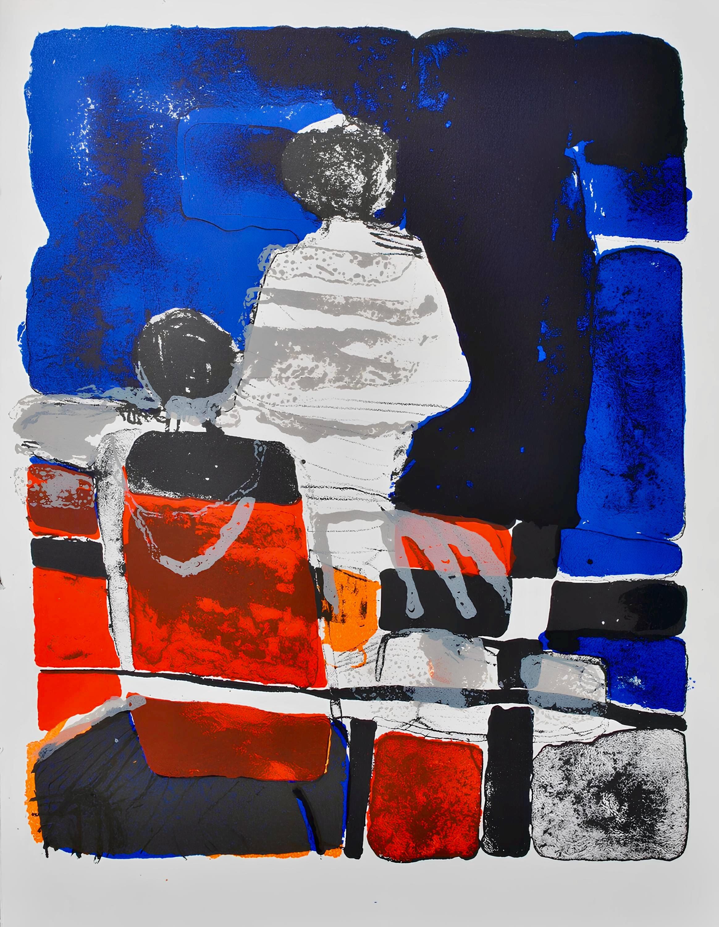 Paul Guiramand, Composition, Œuvres complètes d'Albert Camus, Limited Edition Lithograph