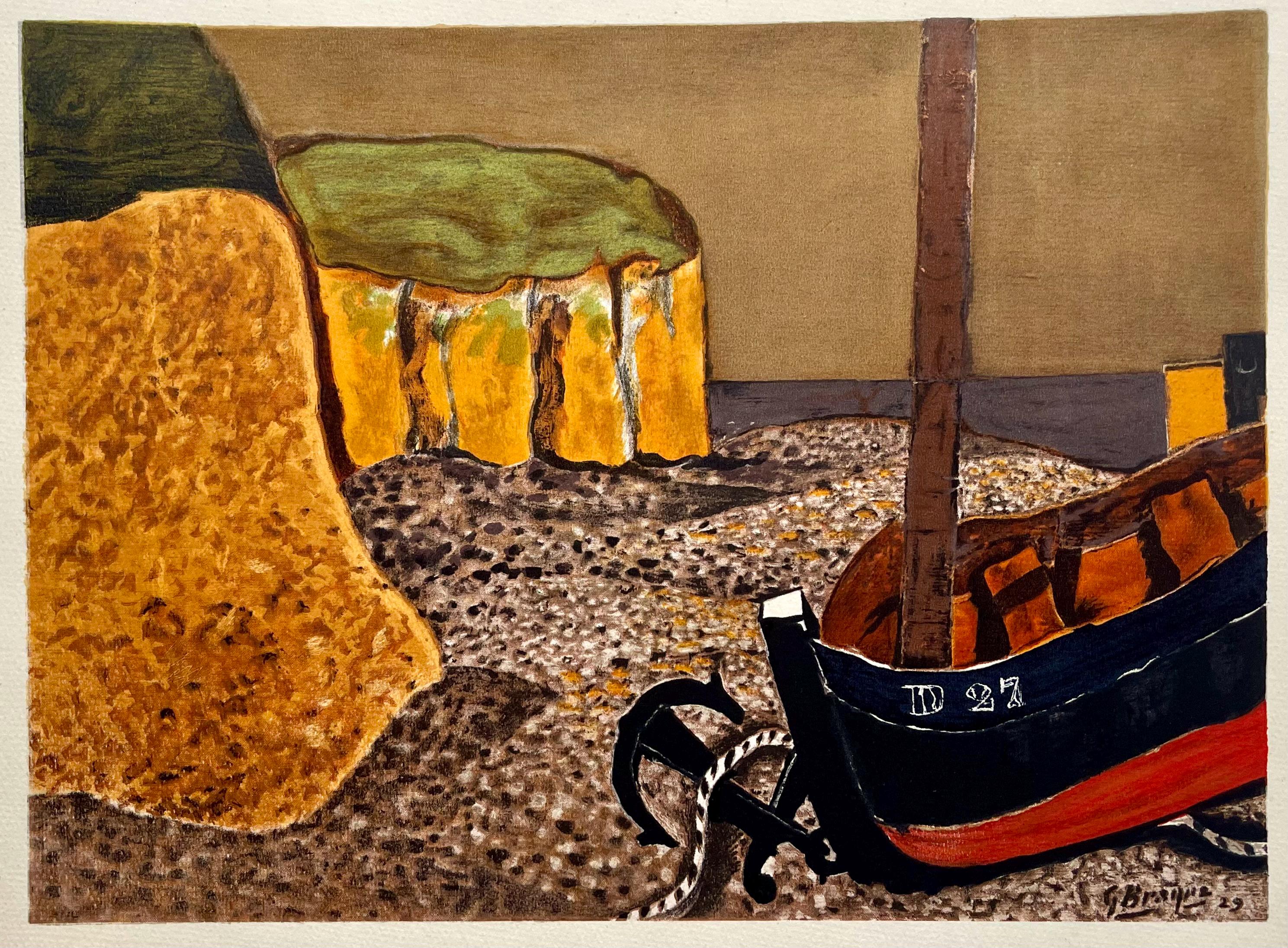Georges Braque, La barque D-27, Varengeville, Limited Edition Lithograph