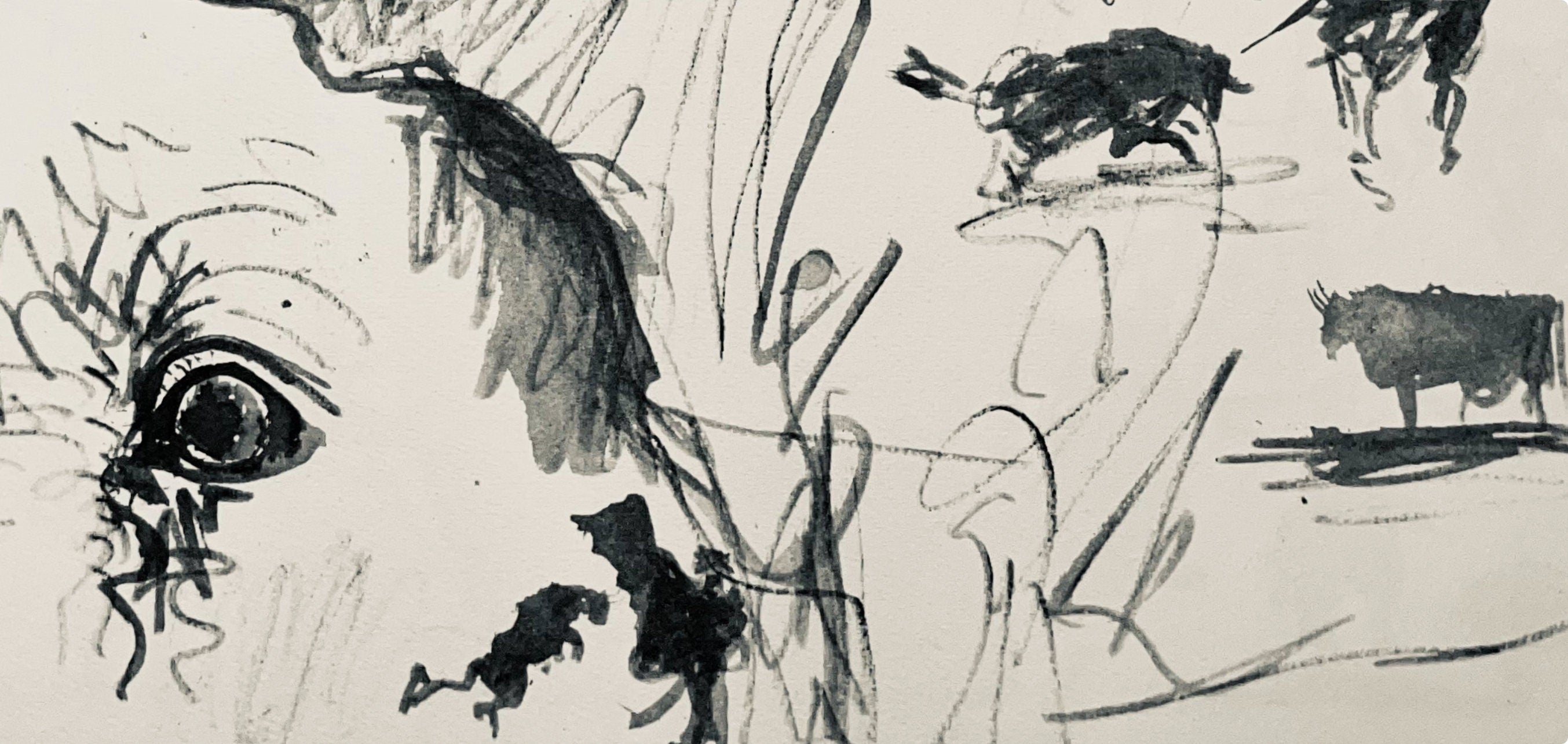 Pablo Picasso, Composition (Bloch 1276; Czwiklitzer 23), Toros y Toreros, Limited Edition Lithograph