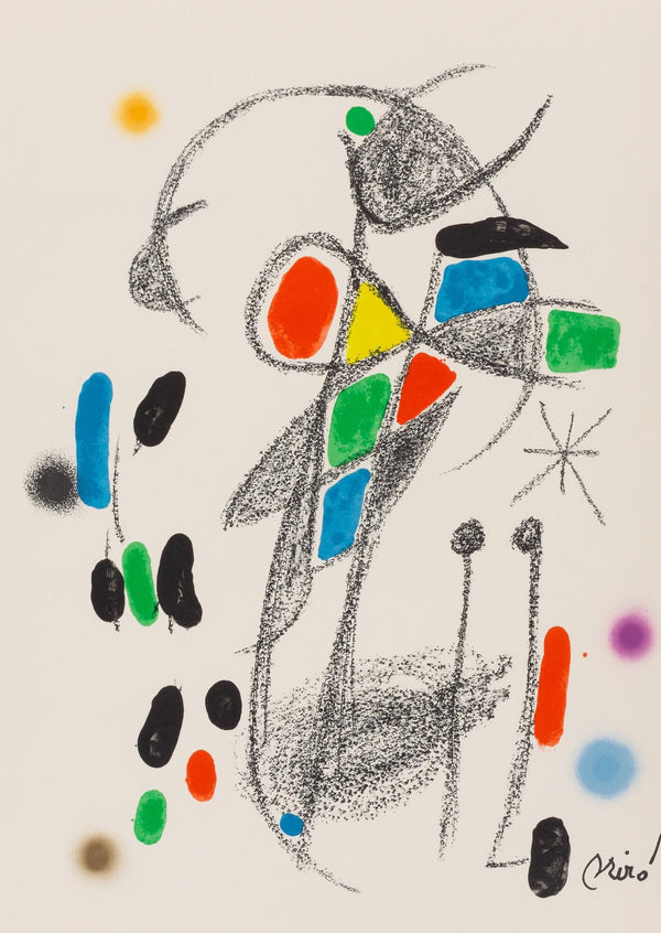 Joan Miró, Composition (Mourlot, 1051-1072), Maravillas con Variaciones acrósticas en el Jardín de Miró, Limited Edition Lithograph