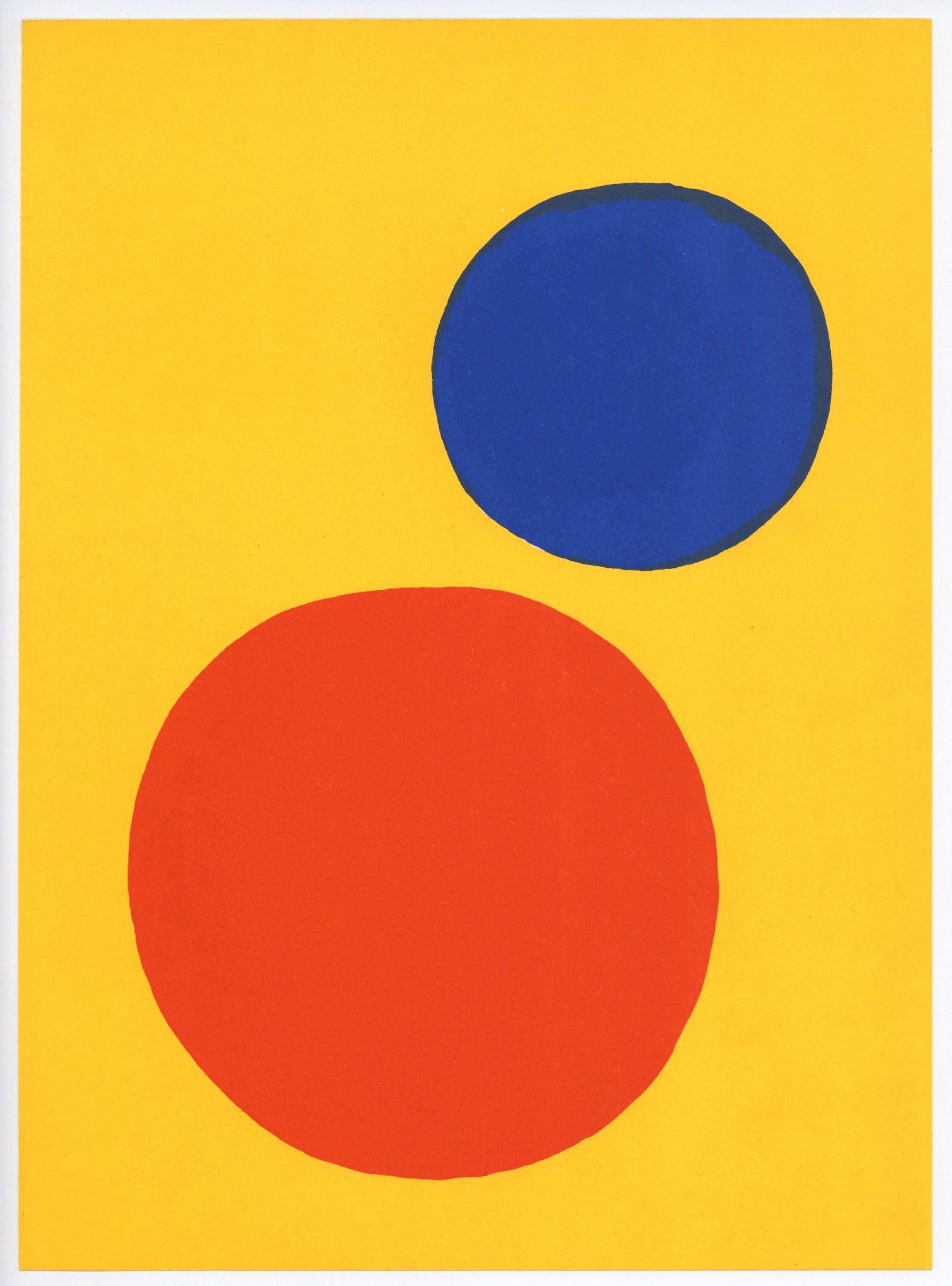 Alexander Calder, Composition, Derrière le miroir, Limited Edition Lithograph