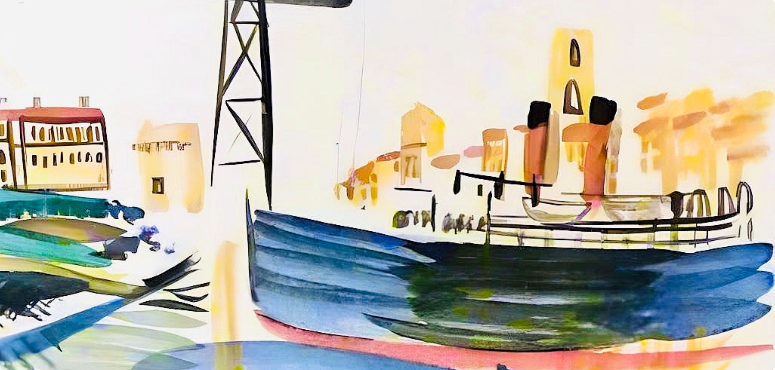 Raoul Dufy, Le Vieux-Port, Vacances forcées