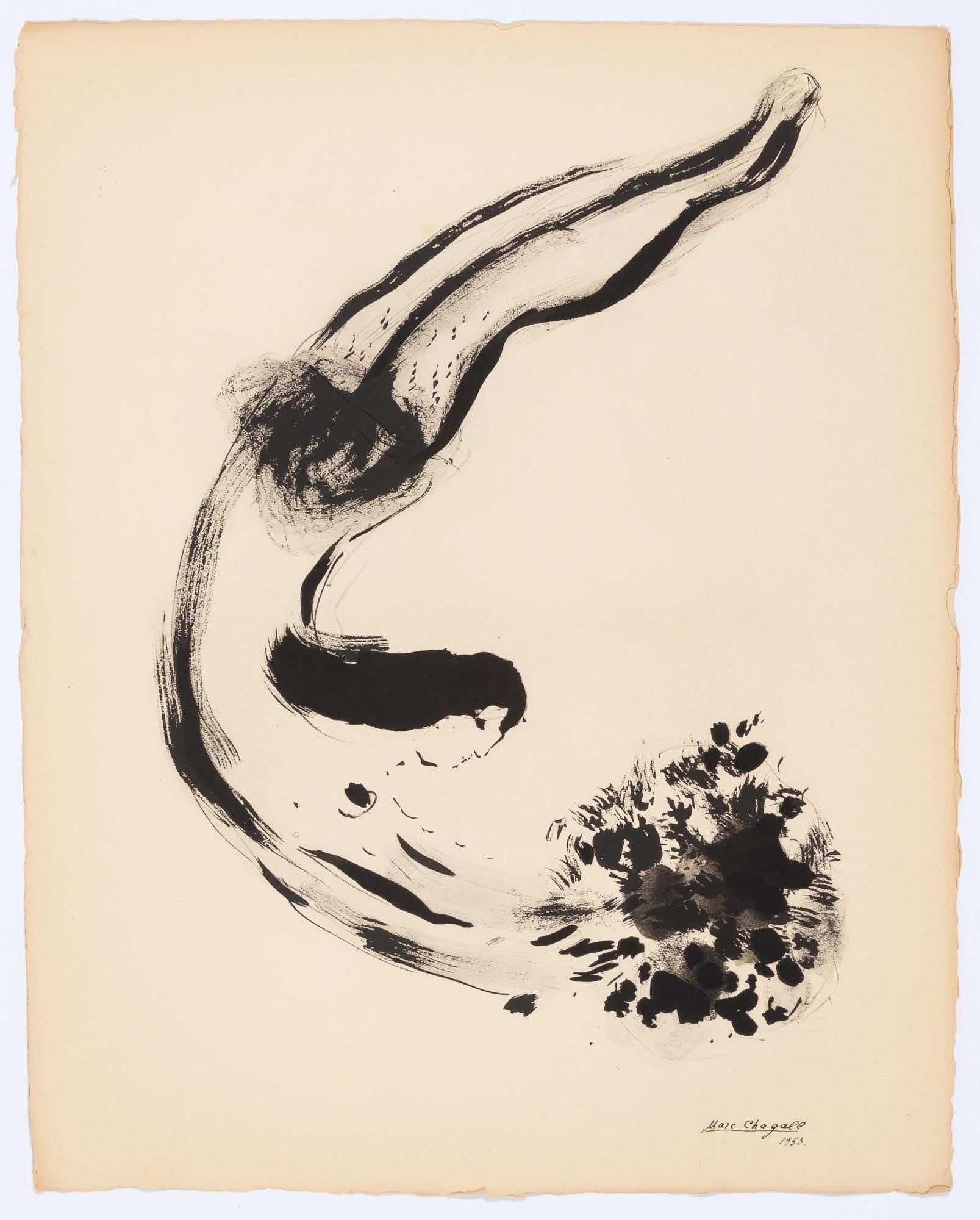 Marc Chagall, Composition, Couleur amour, Limited Edition Lithograph